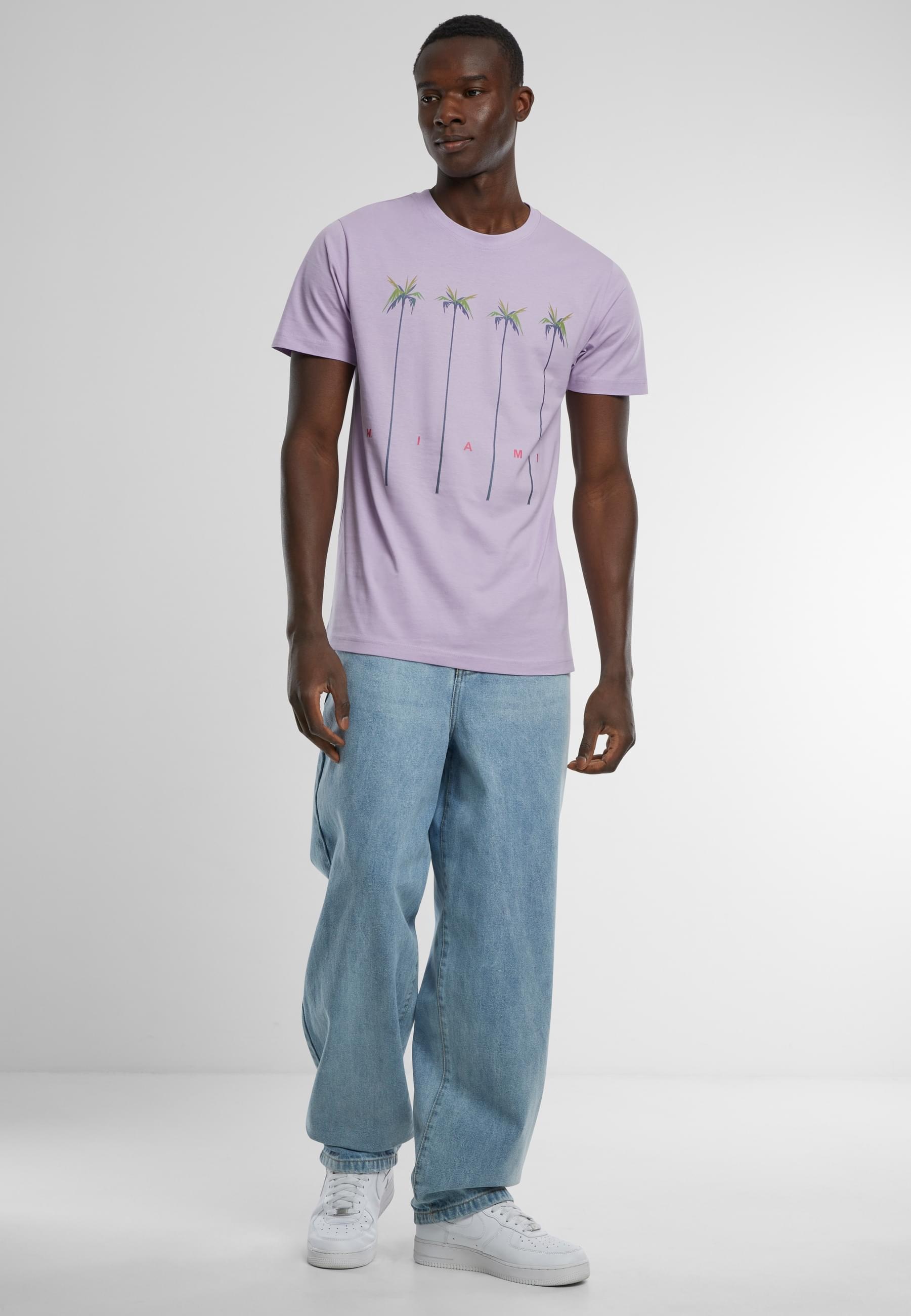 MisterTee T-Shirt »MisterTee Herren Miami Palms Tee«, (1 tlg.)