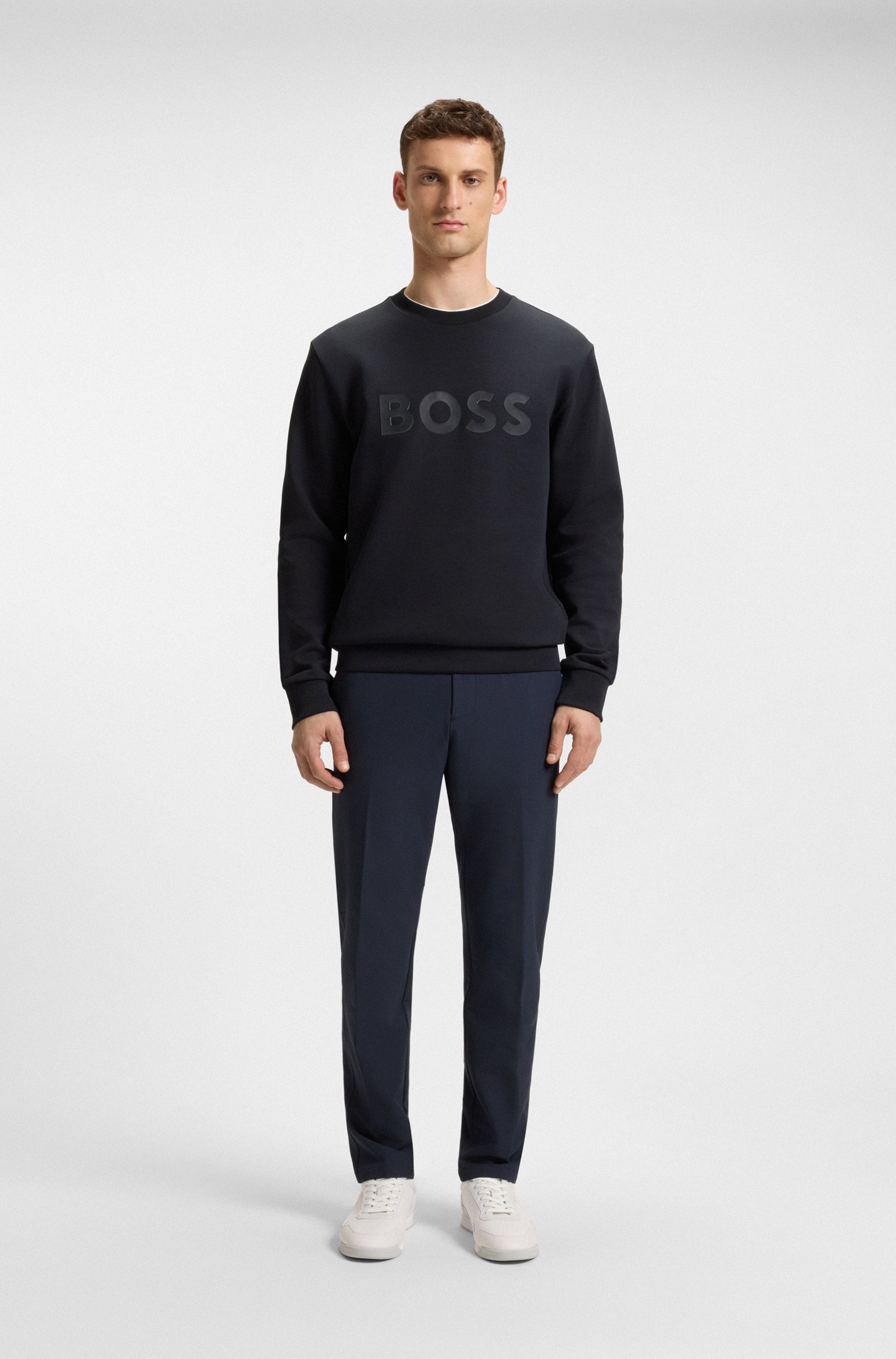 BOSS GREEN Sweatshirt »Salbo«, mit Logodruck