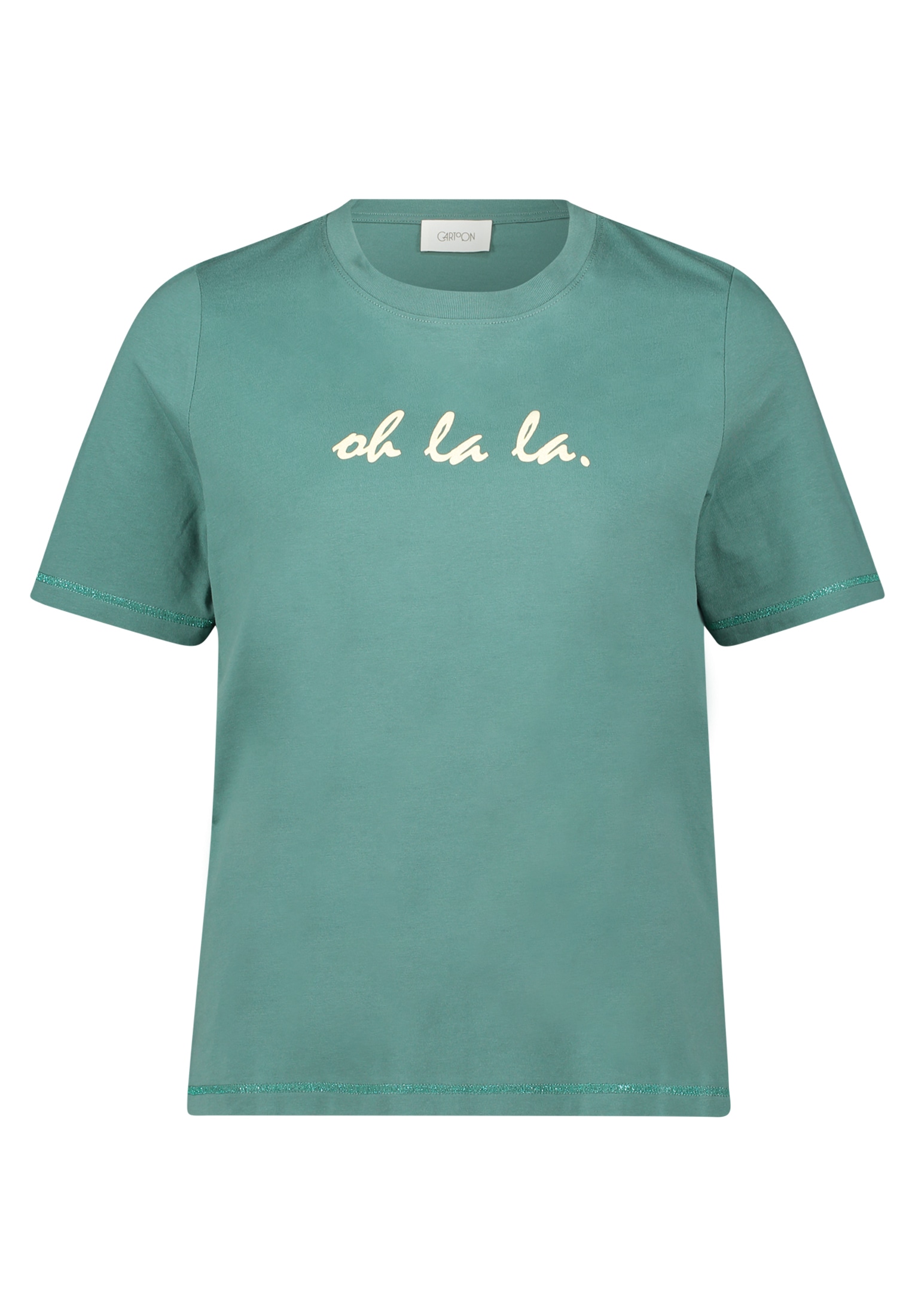 Cartoon Kurzarmshirt »Cartoon Printshirt mit Rundhalsausschnitt«, (1 tlg.), Placement