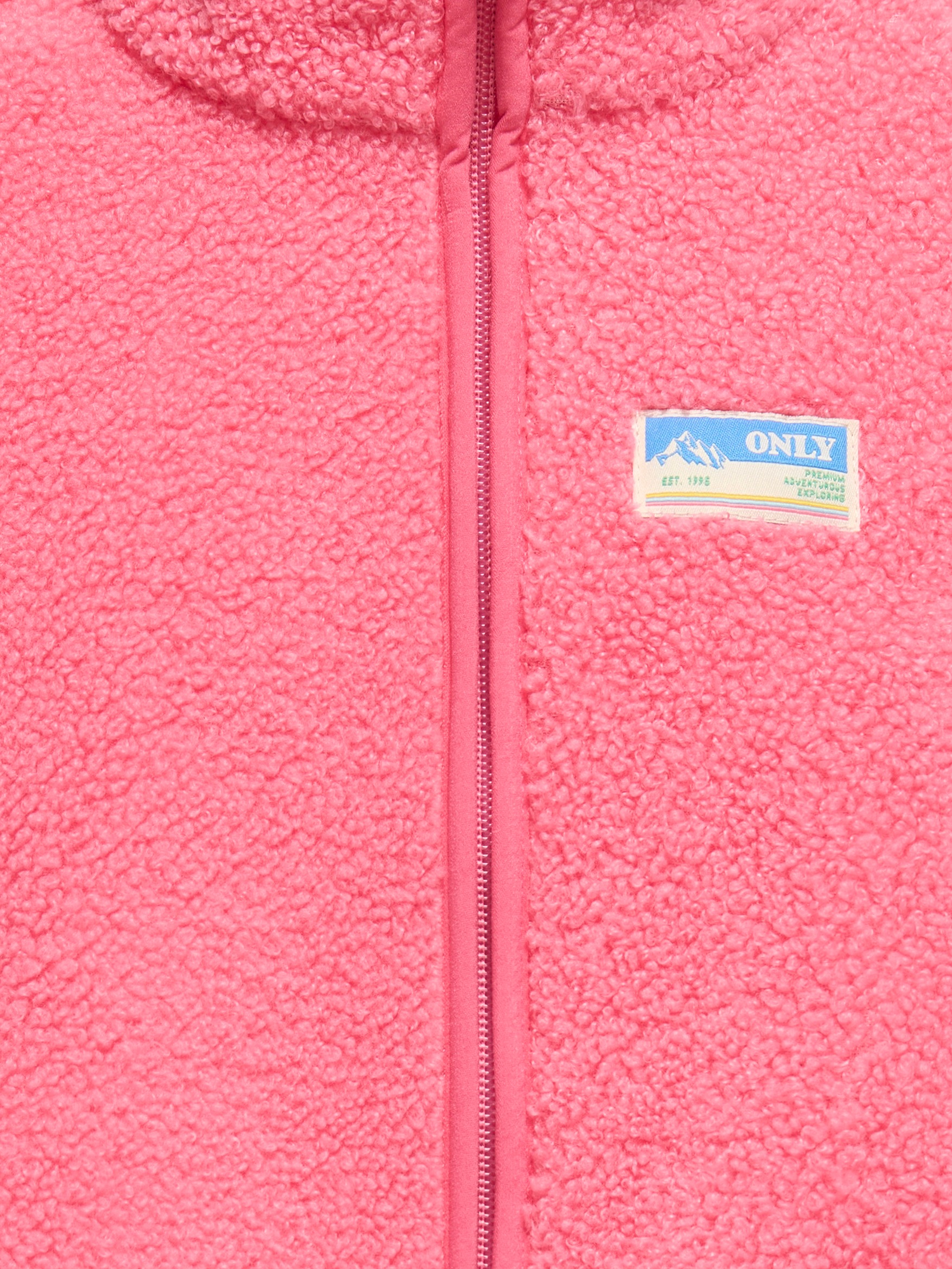 Thumbnail - KIDS ONLY Fleecejacke "KOGEVA LIFE TEDDY JACKET CP OTW NOOS" ohne Kapuze