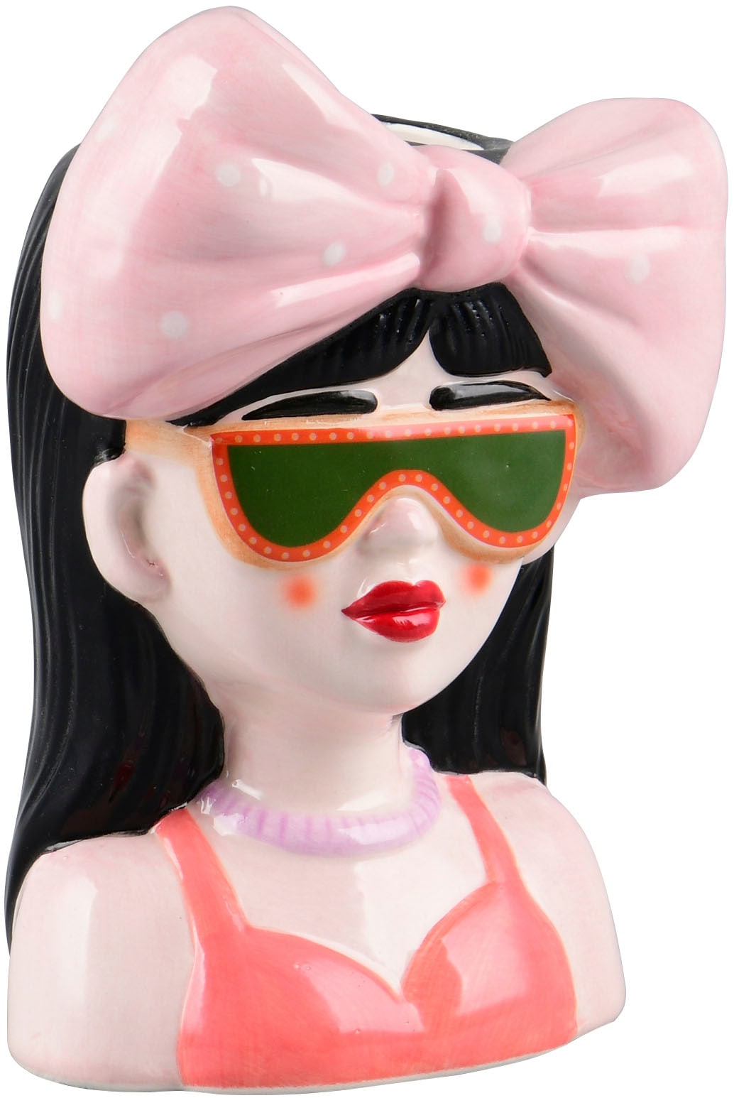 MIRRORS AND MORE Dekovase »BERNY« Bunte Dekovase in auffälliger Form