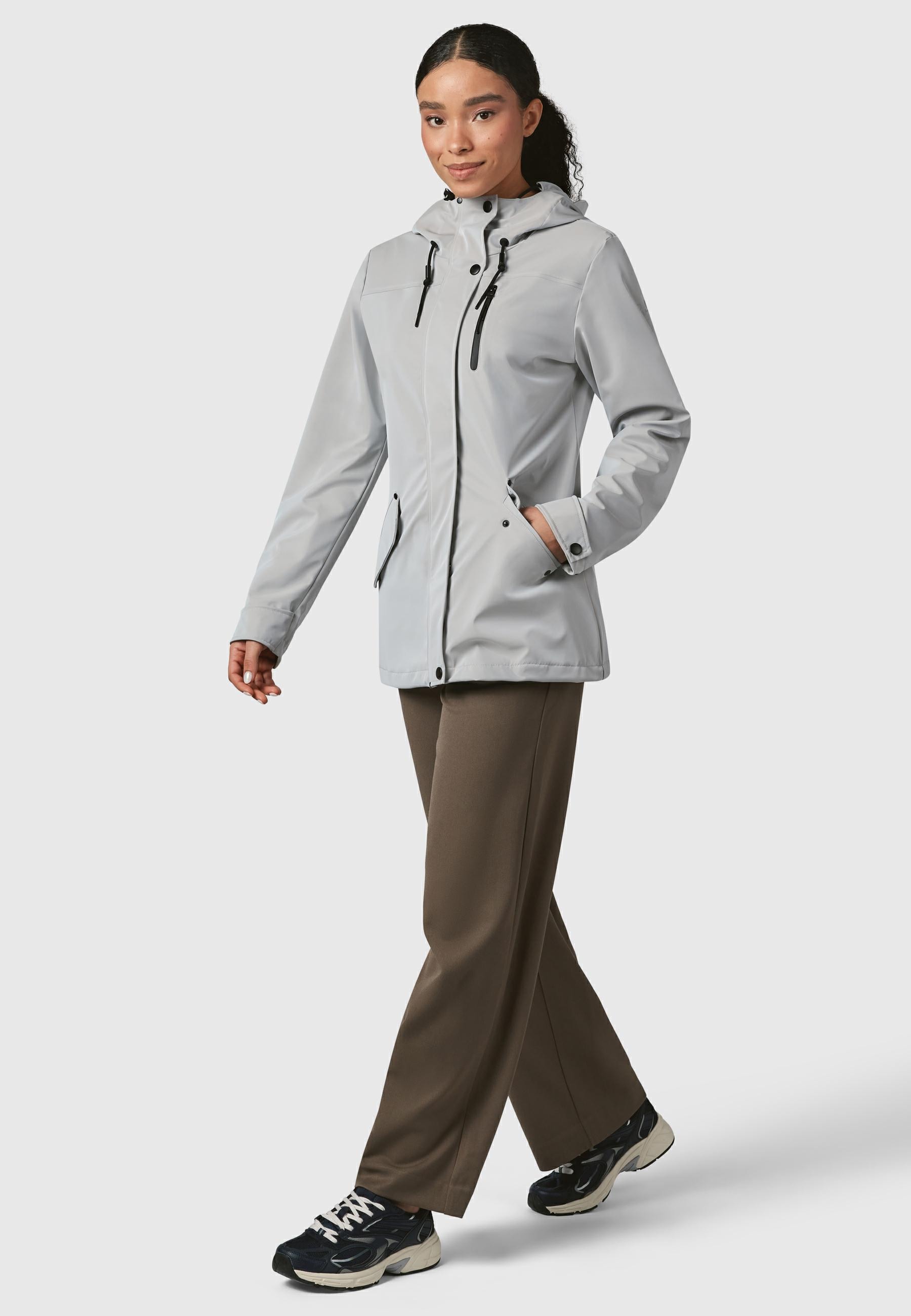 Ragwear Outdoorjacke »Meast Rainy«, mit Kapuze, Wasserdichte Übergangsjacke mit geschweißten Nähten