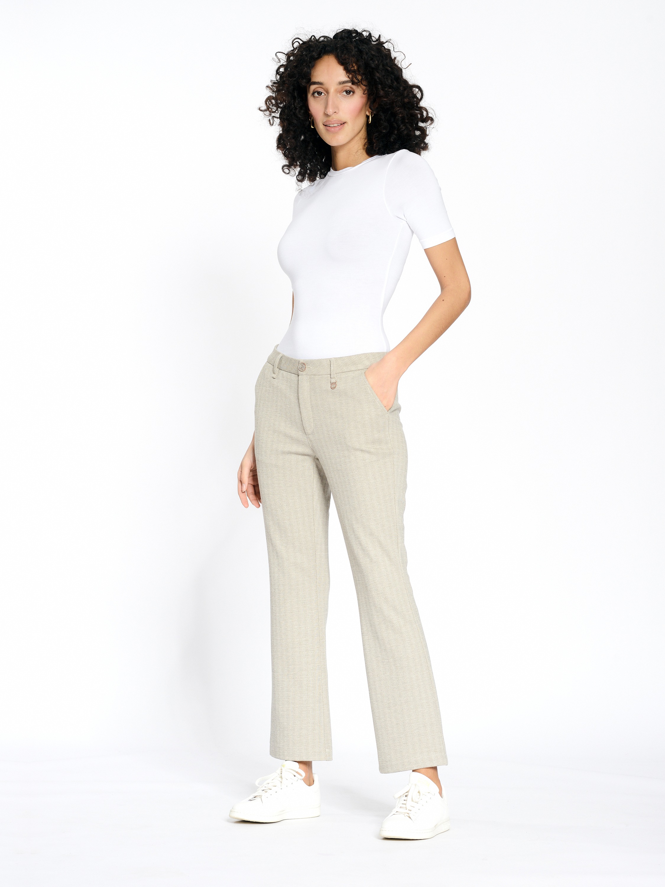 GANG Stoffhose »GANG Hosen Wide Fit 94CINZIA KICK«