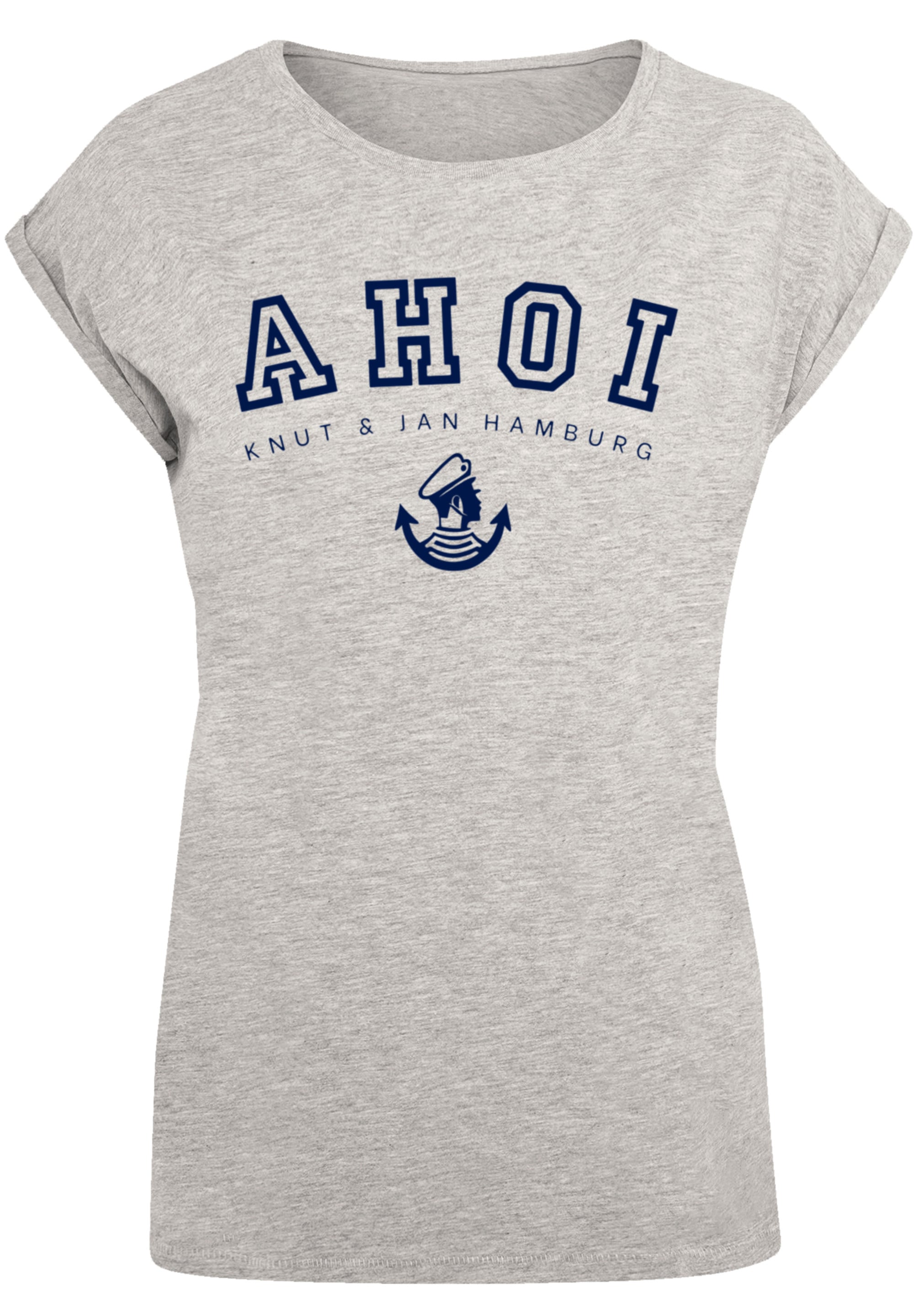 F4NT4STIC T-Shirt »Ahoi Knut & Jan Hamburg«, Print