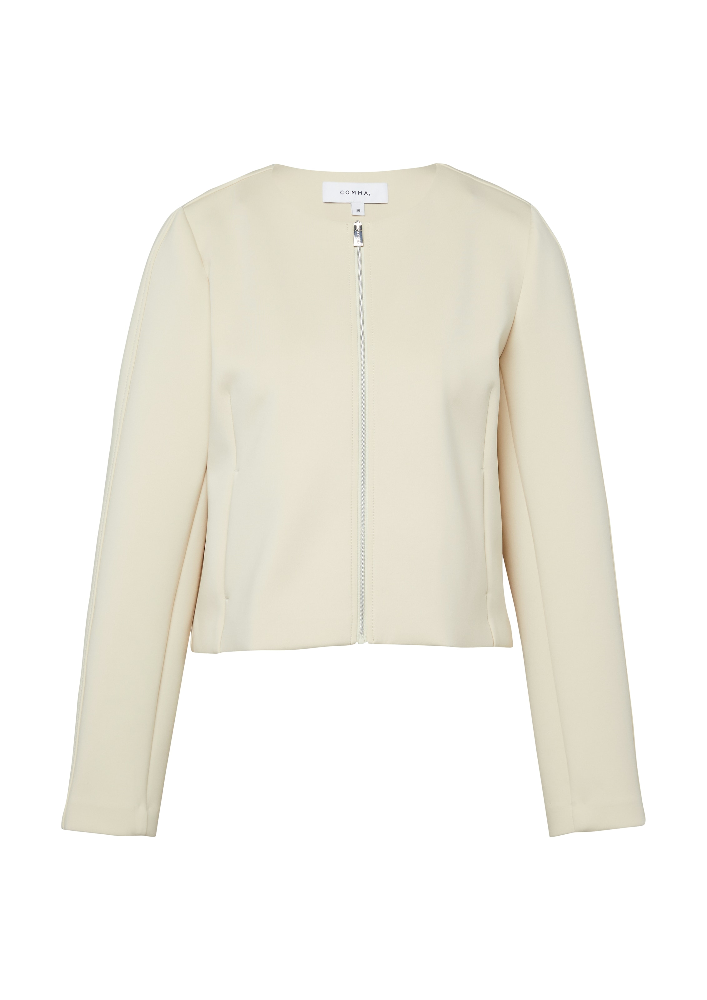 Comma Kurzjacke aus weicher Scuba-Qualität - elastisch