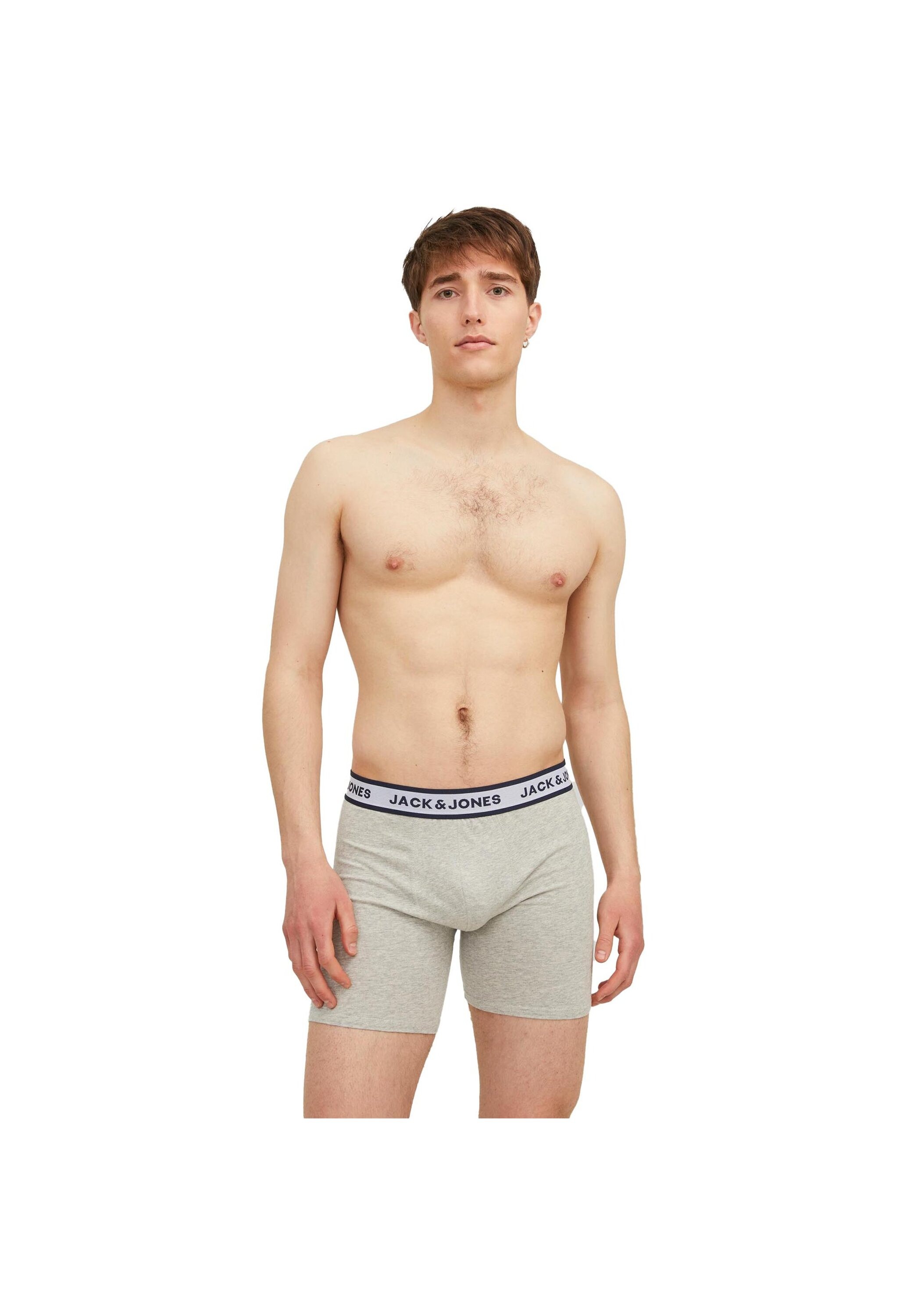 Jack & Jones Boxershorts »Boxershort JACSOLID BOXER BRIEFS 3P 3er Pack«