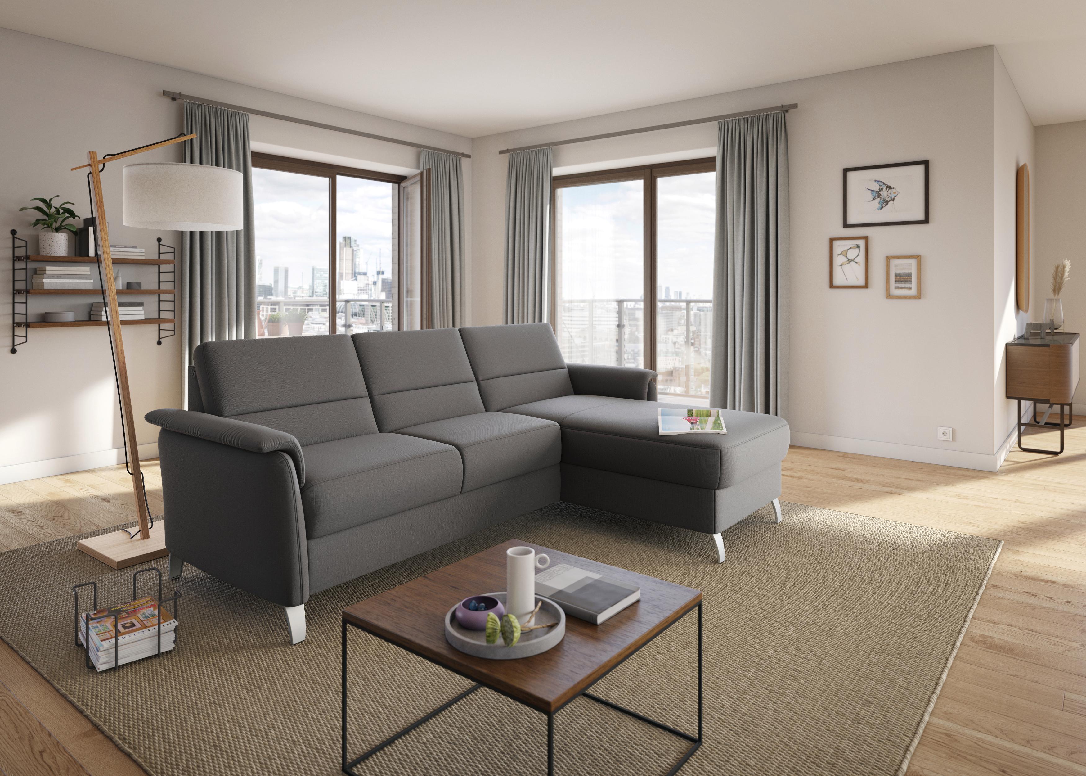 Thumbnail - sit&more Ecksofa "Palmera L-Form, B: 244 cm" optional Bettfunktion & Bettkasten, Federkern