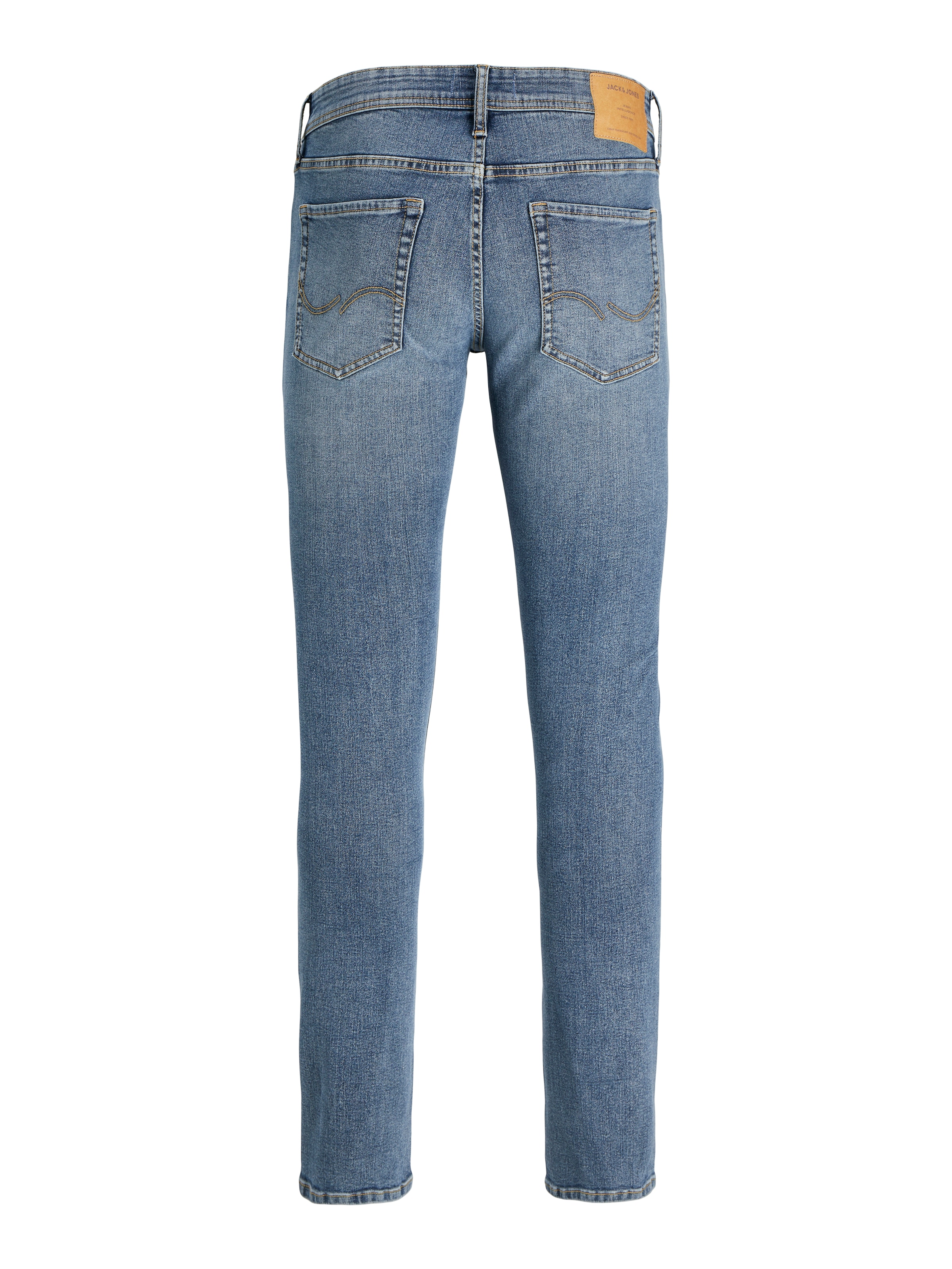 Jack & Jones Tapered-fit-Jeans »JJIMIKE JJORIGINAL SQ 223«, Stonewashed für einen Used-Look mit Faded-Effekten