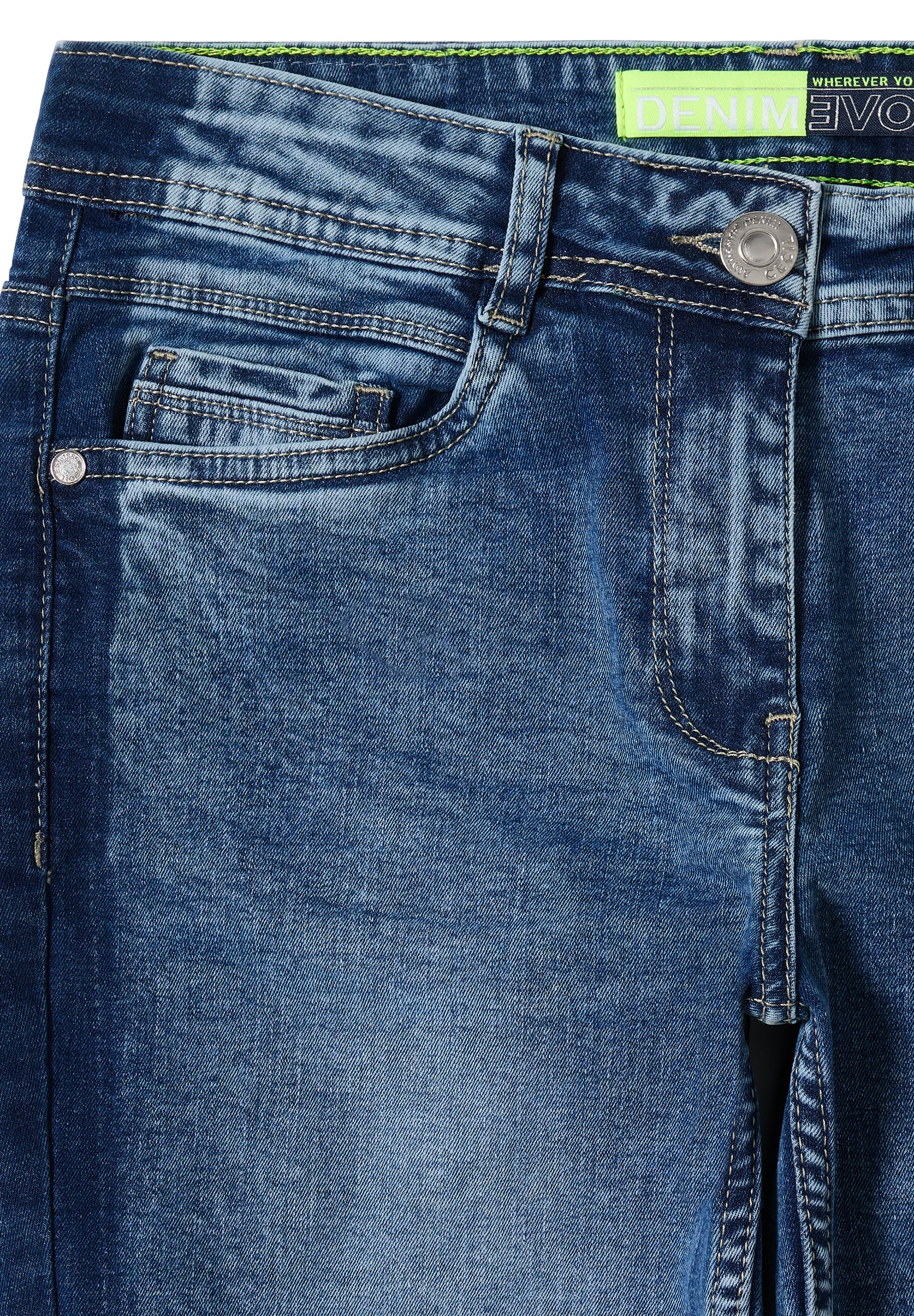 Cecil Comfort-fit-Jeans, aus Baumwolle mit Stretchanteil