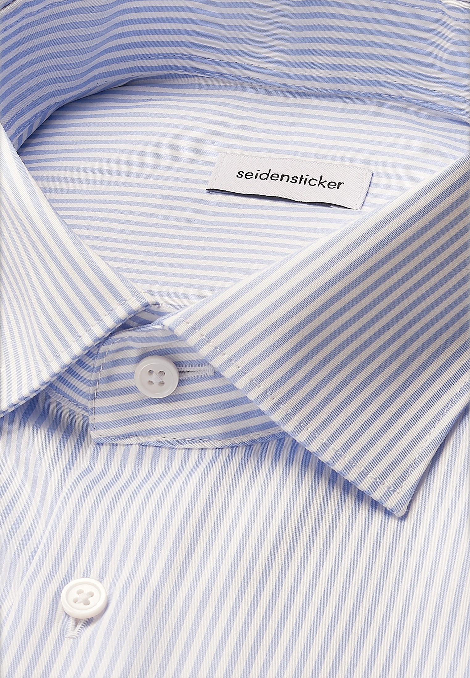 seidensticker Businesshemd »Schwarze Rose«, Slim 1/1 Kentkragen Gestreift