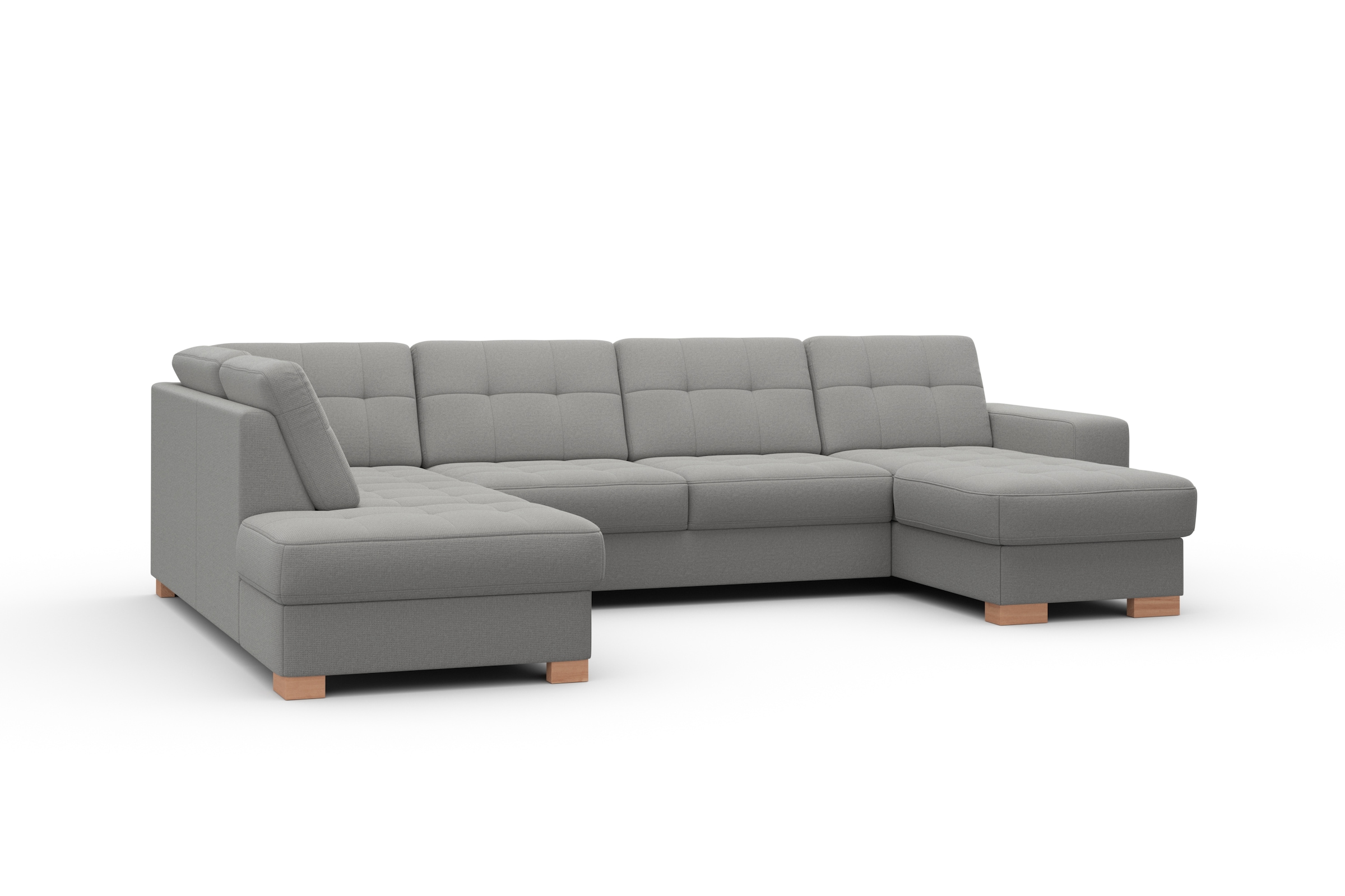 sit&more Wohnlandschaft »Quincy U-Form«, wahlweise mit Bettfunktion und Bettkasten