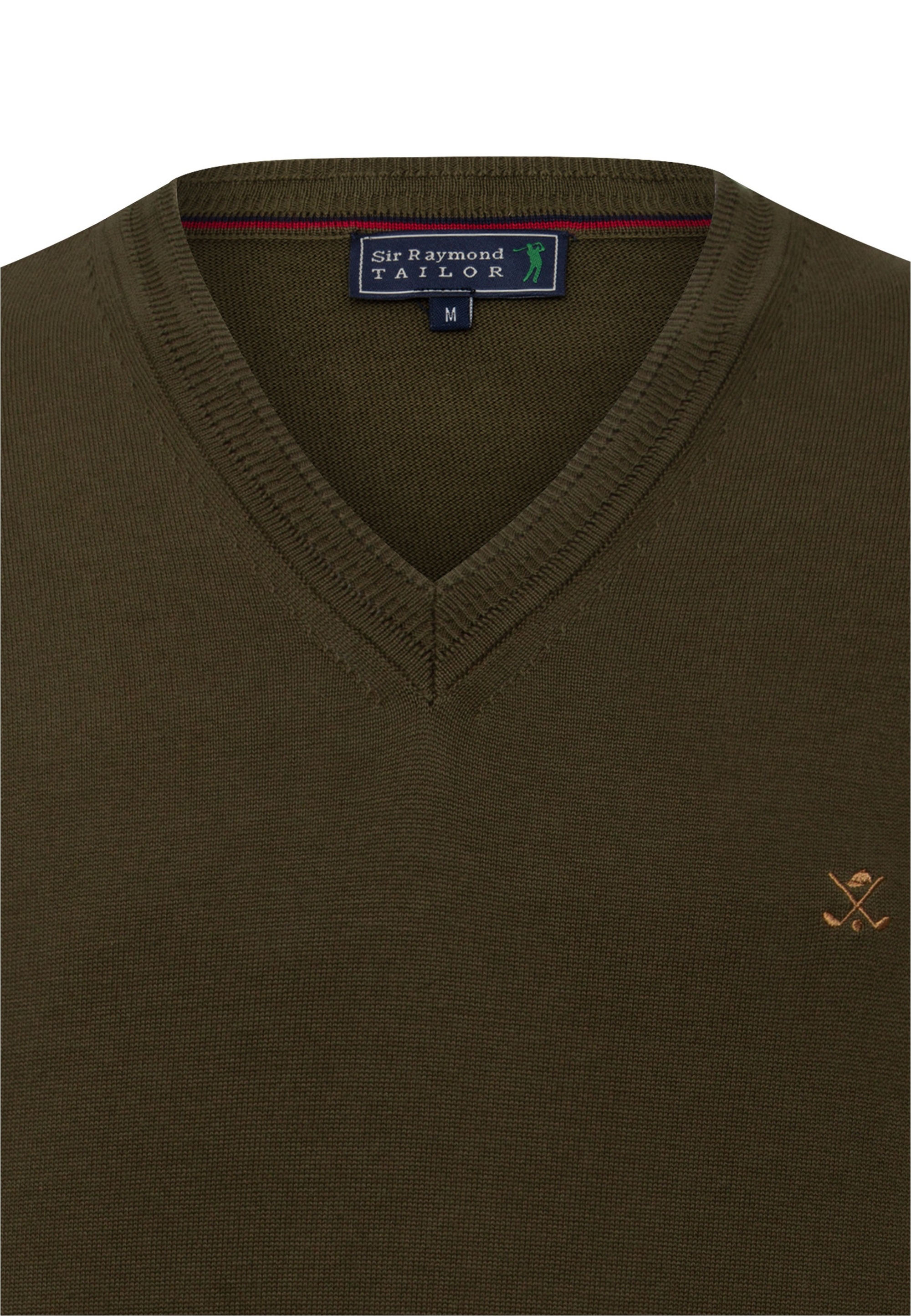 SIR RAYMOND TAILOR Strickpullover »Los Angeles«, (1 tlg.), mit klassischem V-Ausschnitt