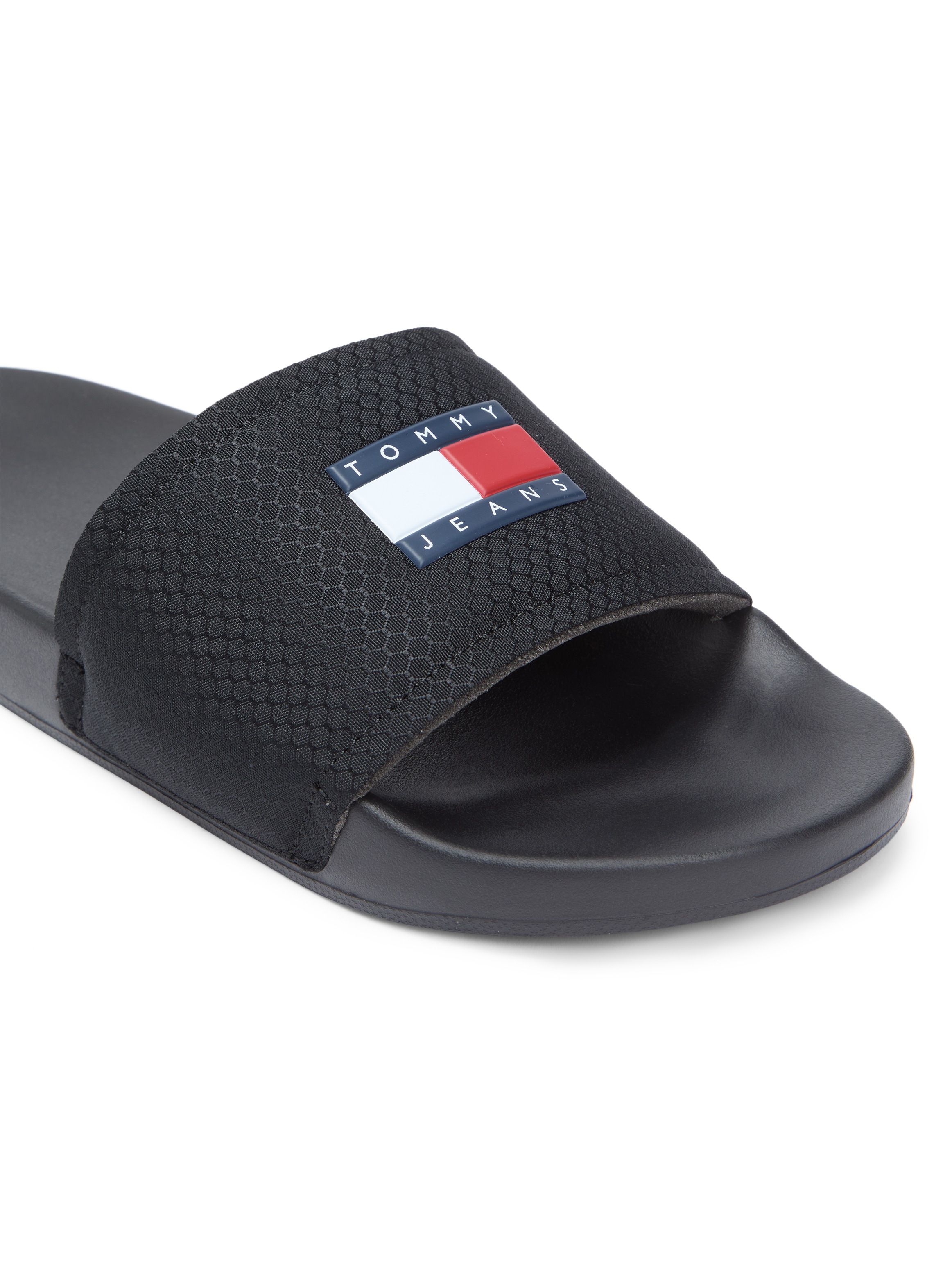 Tommy Jeans Pantolette "TJM POOL SLIDE", Sommerschuh, Badeschuh, Hausschuh günstig online kaufen