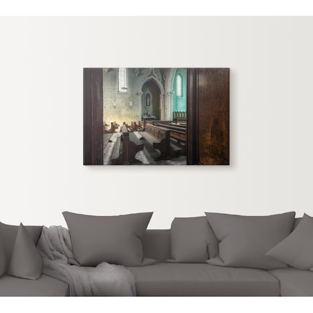 Artland Wandbild »Lost Place - Kirche - verlassene Orte«, Gebäude, (1 St.),  als Alubild, Leinwandbild, Wandaufkleber oder Poster in versch. Größen  kaufen | BAUR