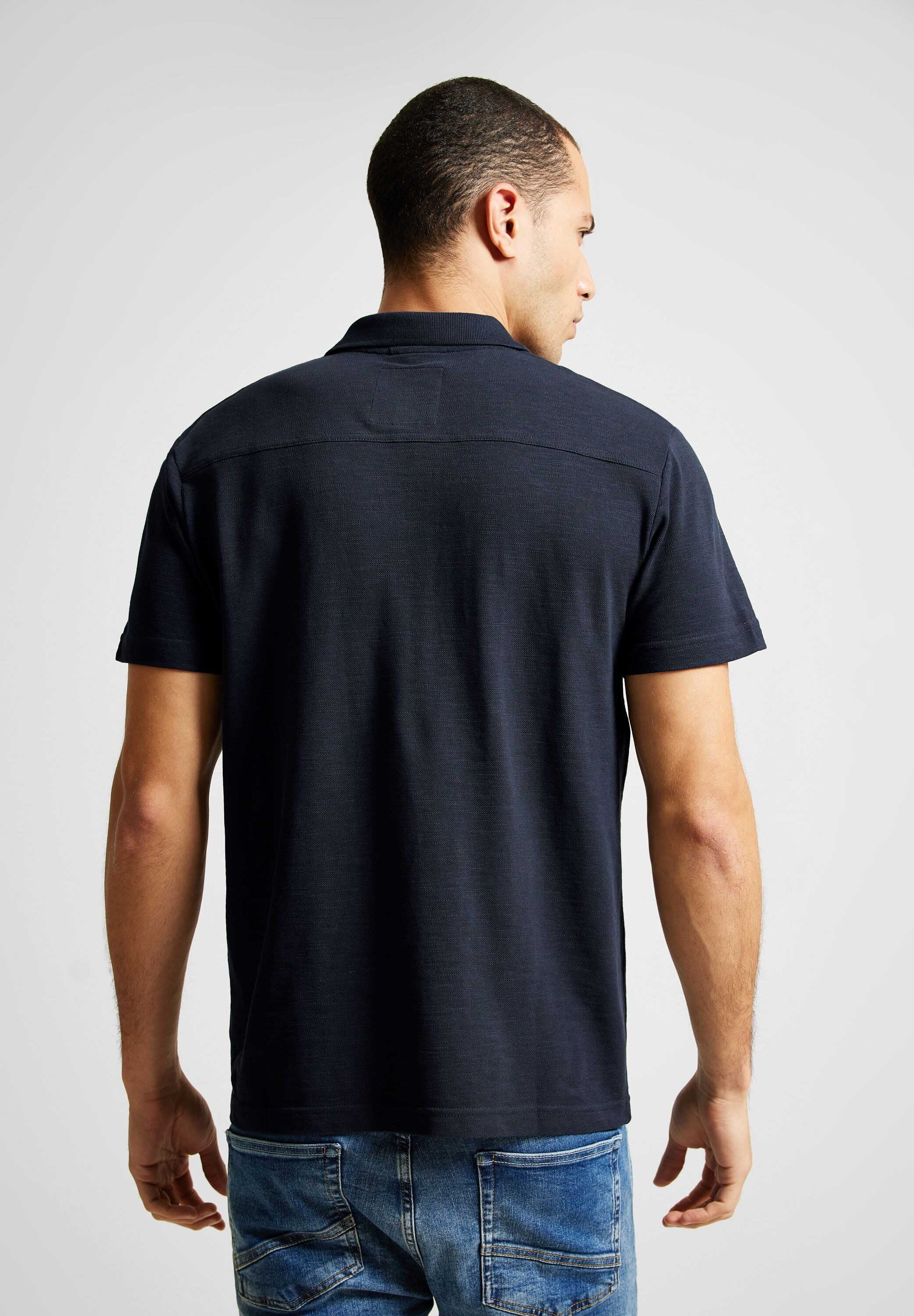 STREET ONE MEN | BAUR kaufen online Unifarbe T-Shirt, in