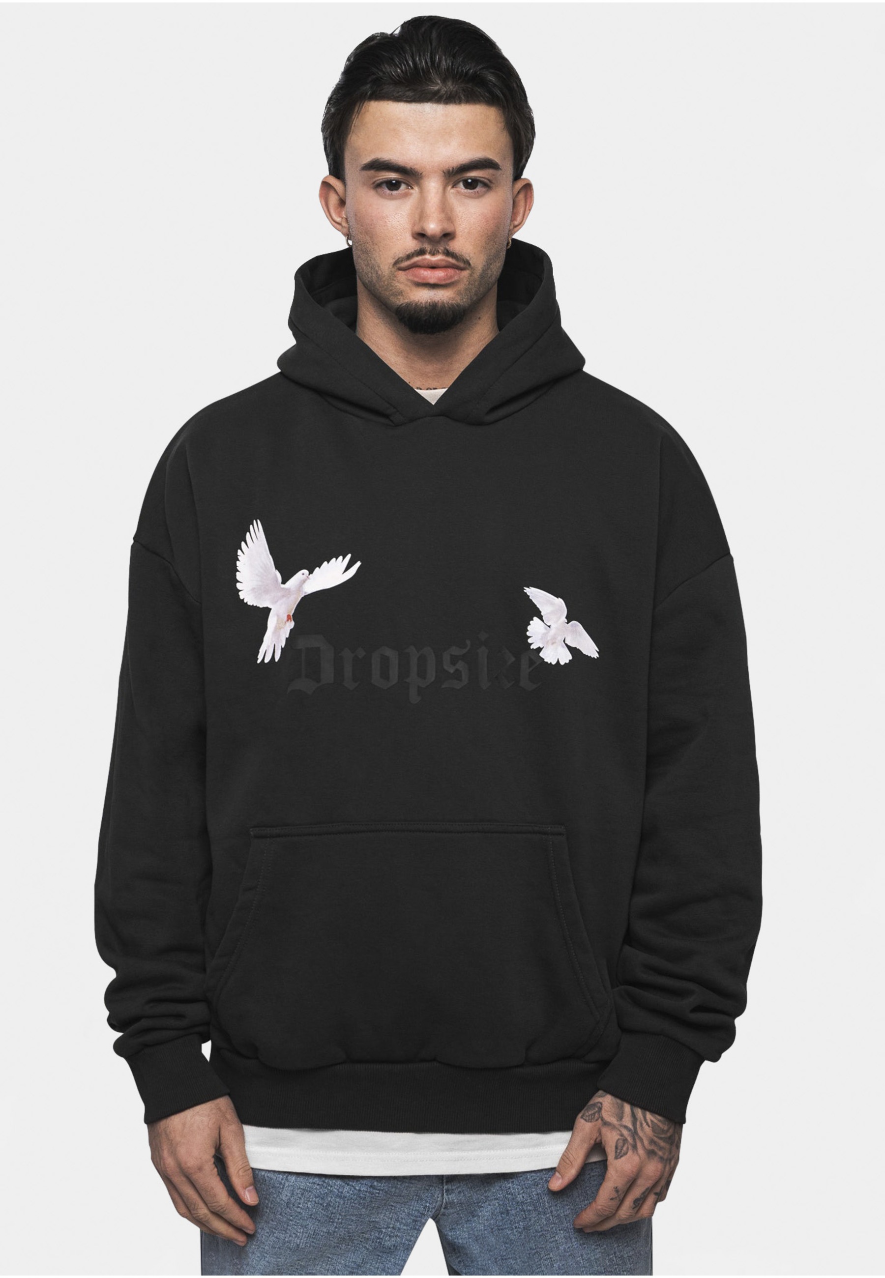 Dropsize Kapuzenpullover »Dropsize Herren Heavy Oversize Doves Hoodie« 1 Stk.