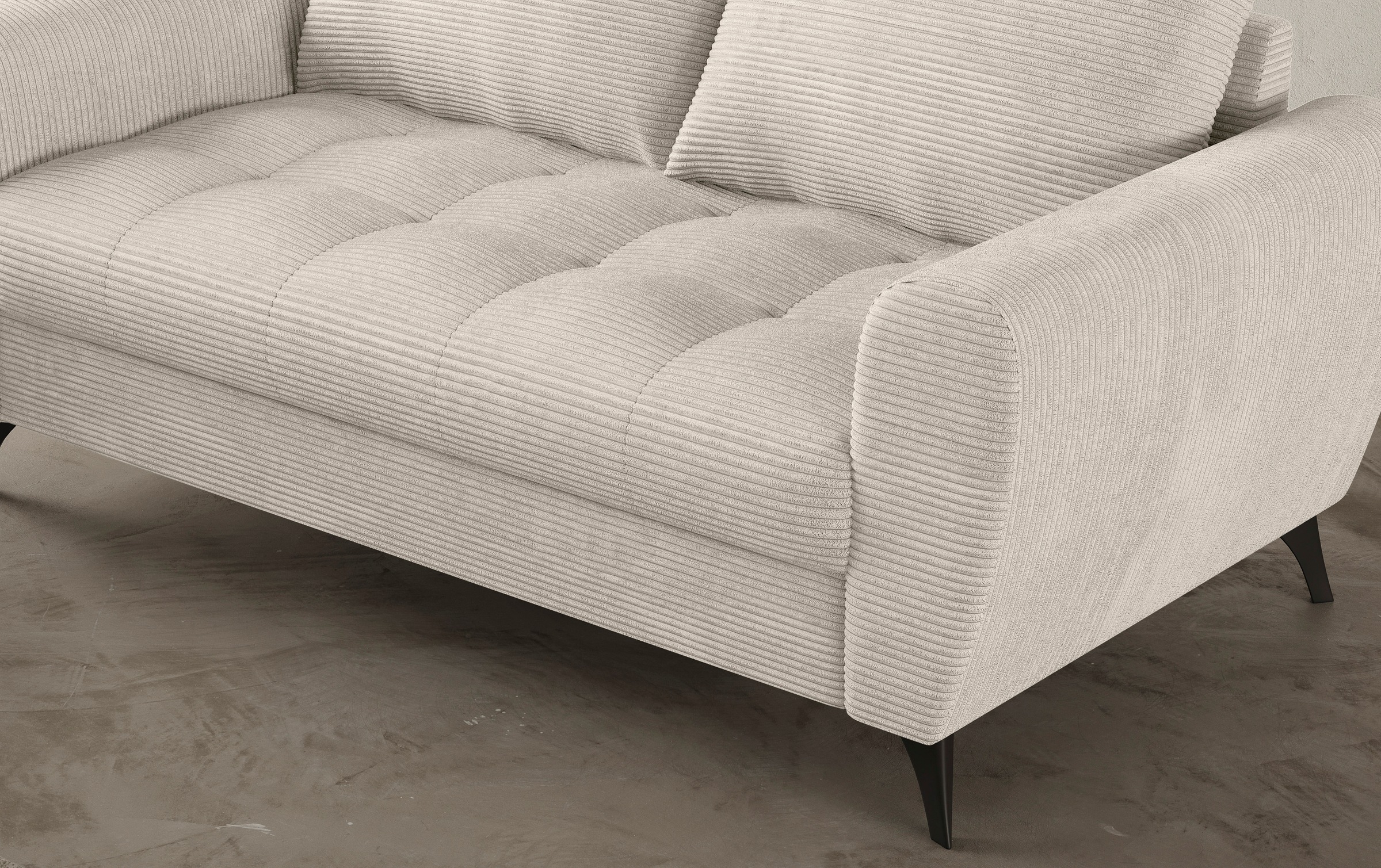 Mr. Couch 2,5-Sitzer »Blackburn II«, Mit Kaltschaumpolsterung bis 140 kg belastbar