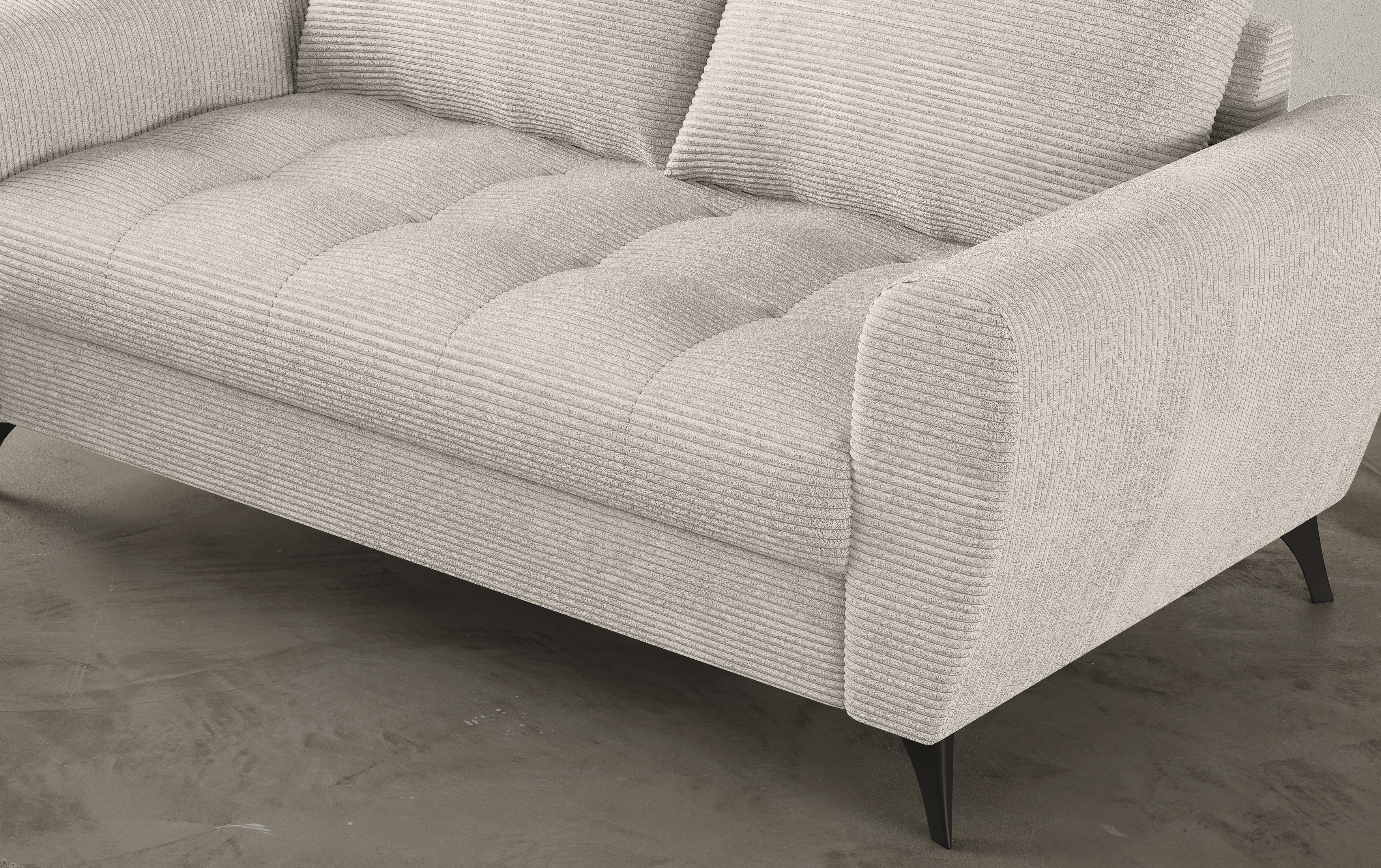 Thumbnail - Mr. Couch 2,5-Sitzer "Blackburn II" Mit Kaltschaumpolsterung bis 140 kg belastbar