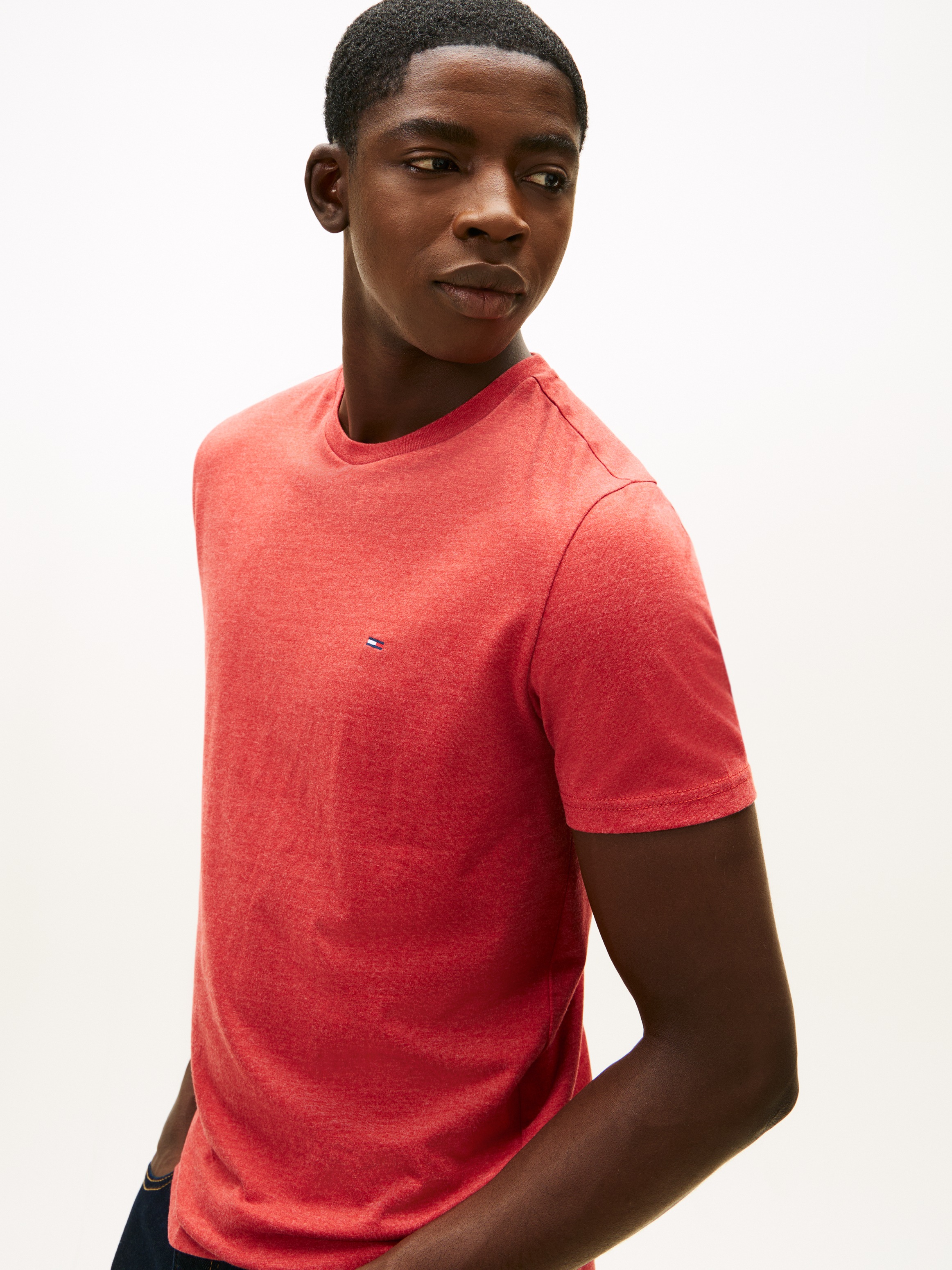 Tommy Jeans T-Shirt "TJM XSLIM JASPE HTR TEE EXT" günstig online kaufen