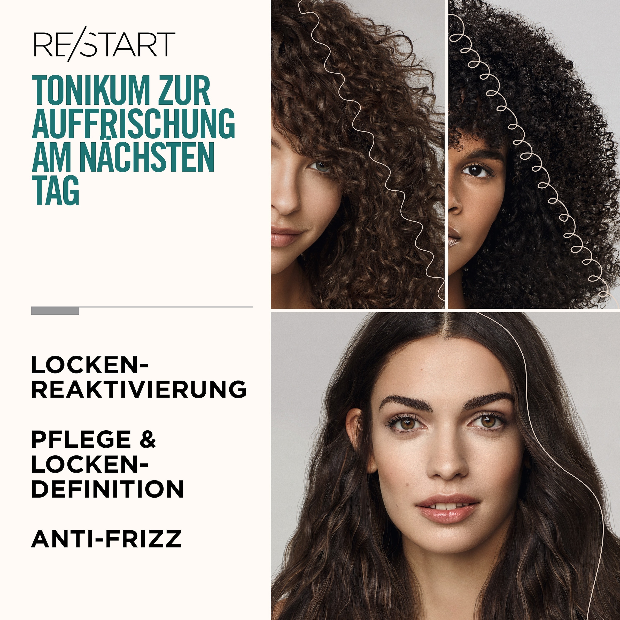 REVLON PROFESSIONAL Haartonikum »RE/START CURLS NEXT-DAY FEFRESHING TONIC« Wiederbelebung von Locken und Wellen am zweiten Tag.