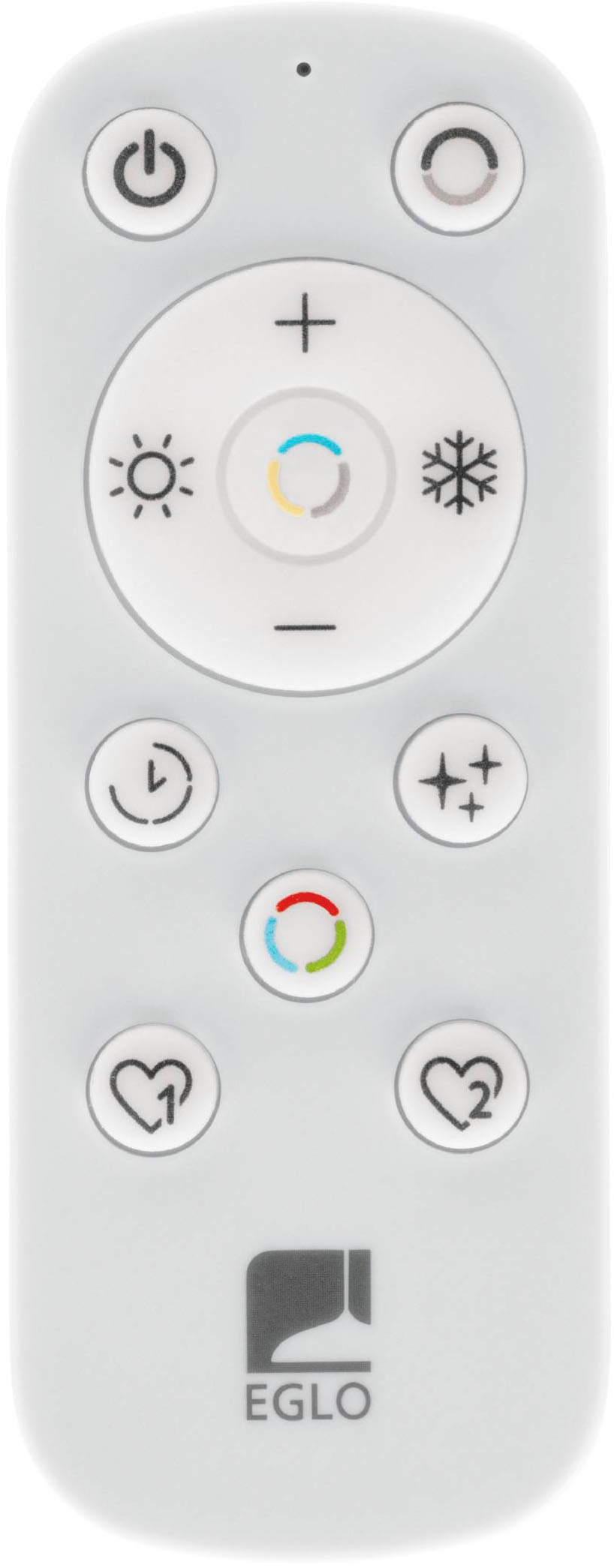 EGLO Deckenleuchte »Loretello Deckenlampe, Wohnzimmerlampe, Metall und Kunststoff, Lampe« LED-Modul 1 Stk. Kaltweiß | Neutralweiß | Warmweiß Wand-/Deckenleuchte - H7,5 x Ø35 cm - weiß - 12W inkl.