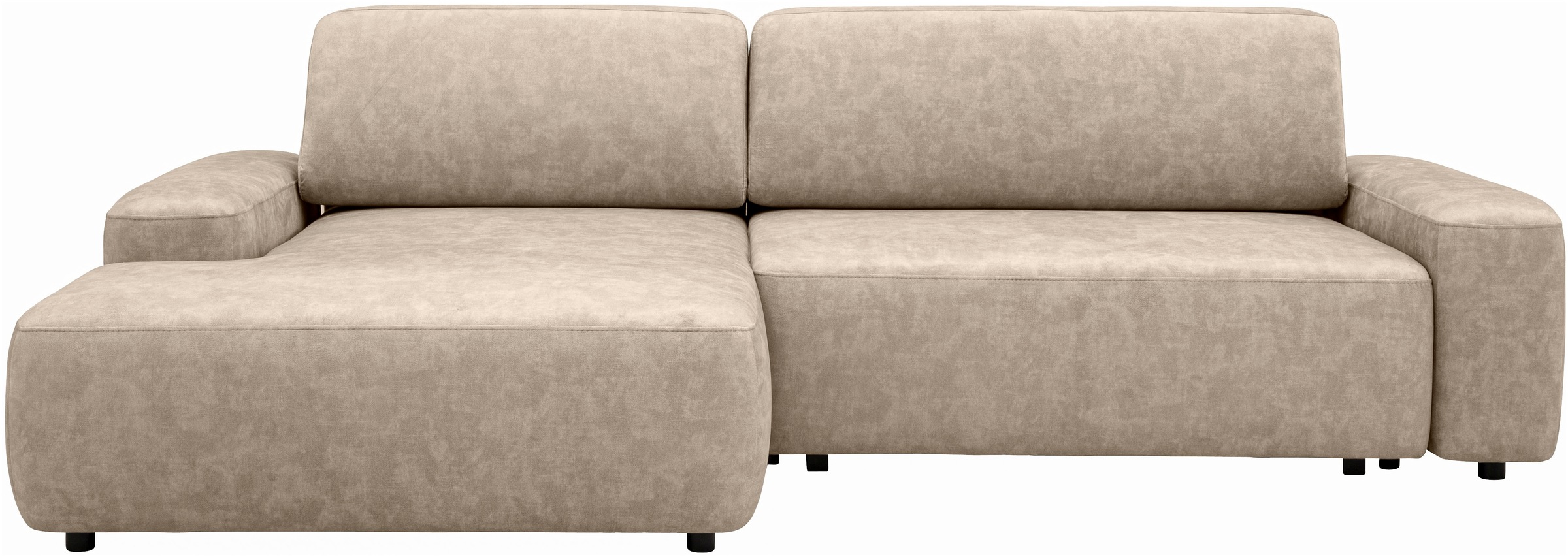 Home affaire Ecksofa "TORGE (264cm), Schlafsofa in Cord, Samtvelours o Stru günstig online kaufen