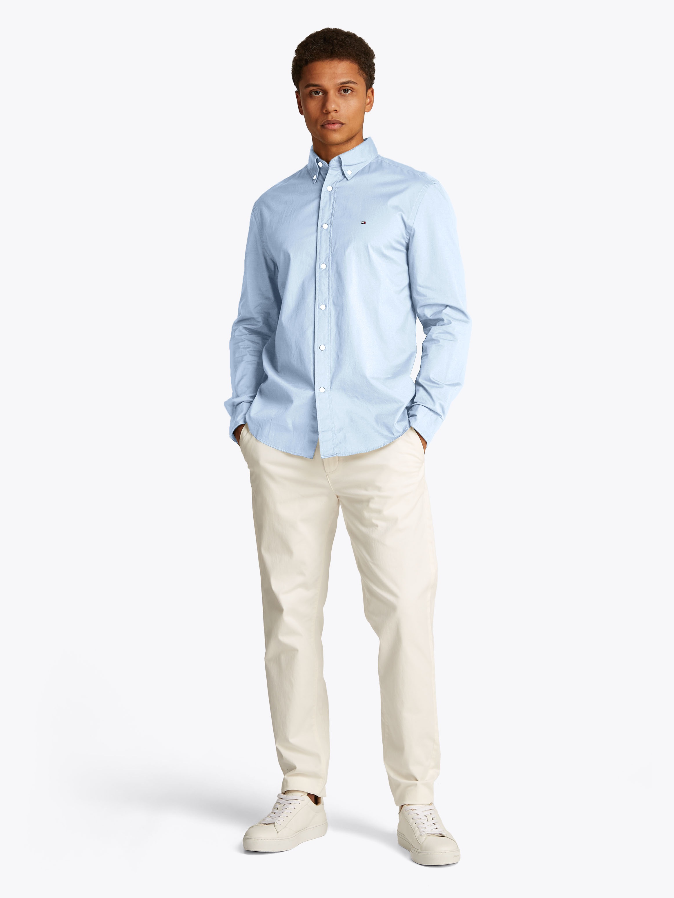 Thumbnail - Tommy Hilfiger Langarmhemd "CORE FLEX POPLIN SOLID Regular Fit SHIRT"