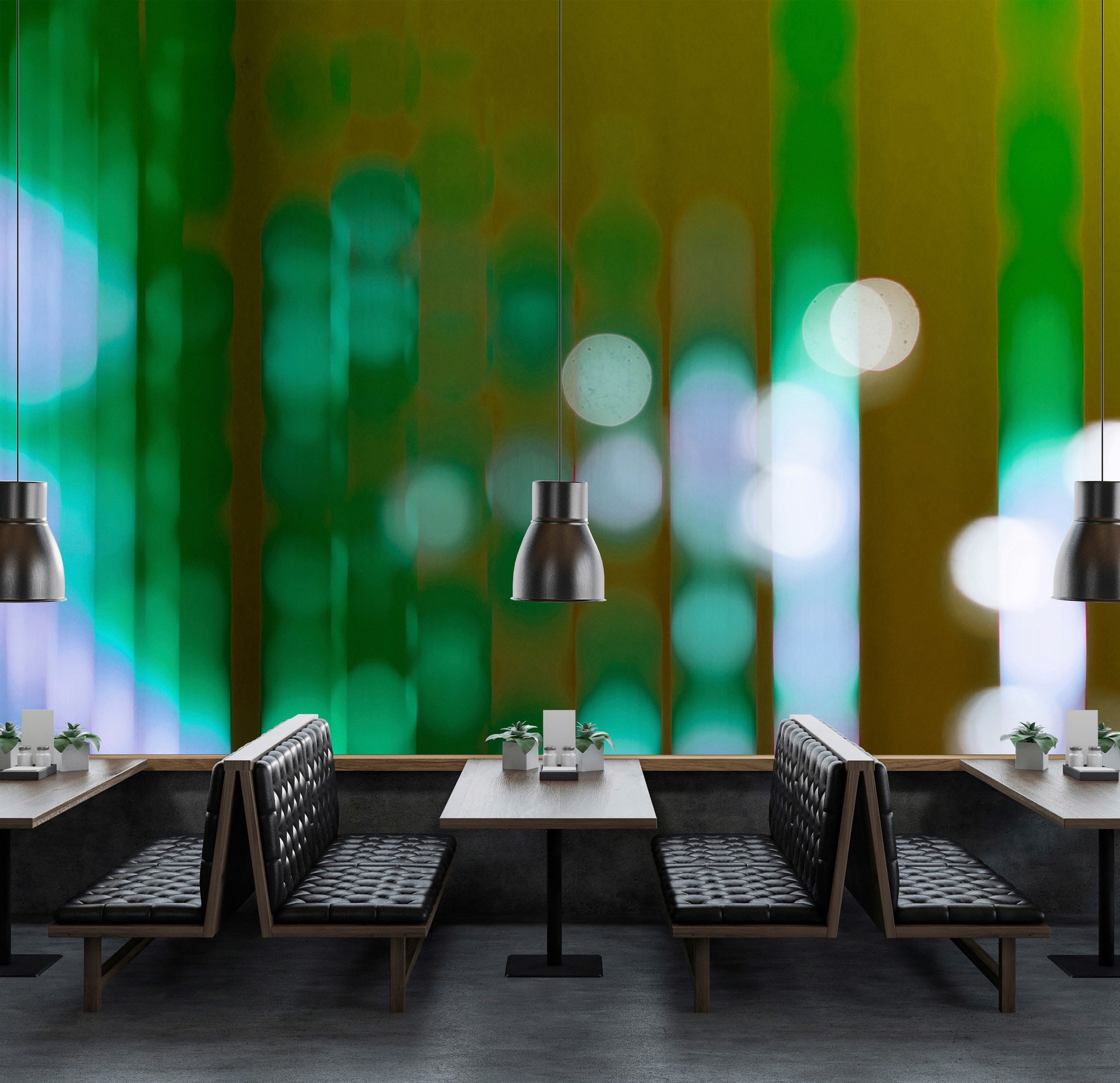 living walls Fototapete "Walls by Patel Big City Lights 2" glatt Vlies, Wan günstig online kaufen