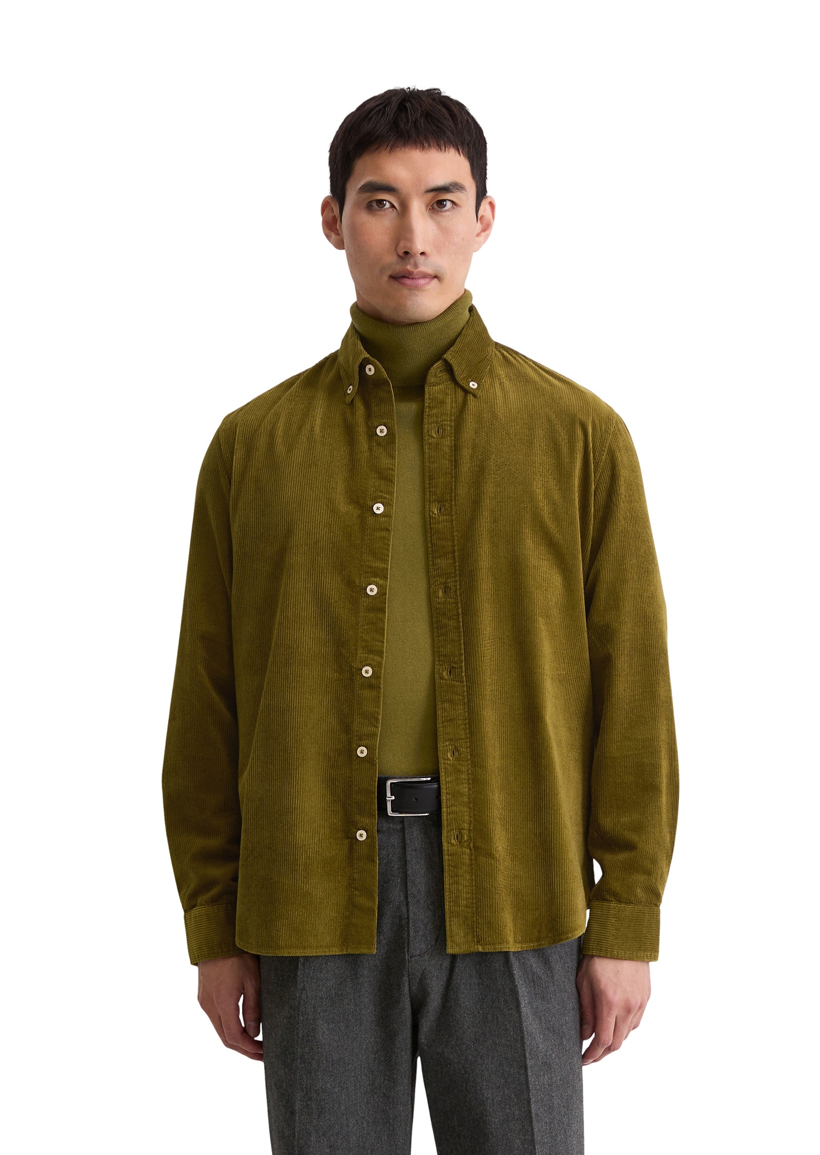 Marc OPolo Langarmhemd "mit Button-Down-Kragen" günstig online kaufen