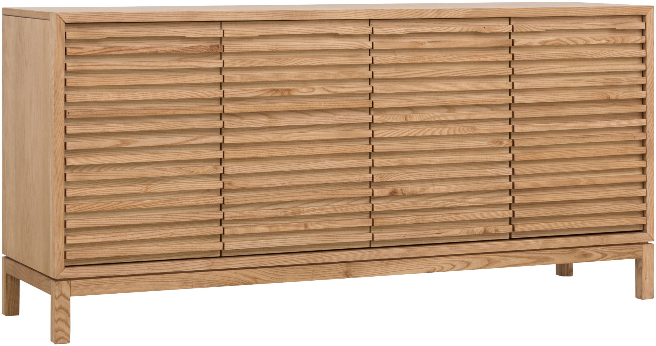 andas Sideboard "Tanner 4-türiges Sideboard aus Eschenholz" 1 Stk. tlg. günstig online kaufen