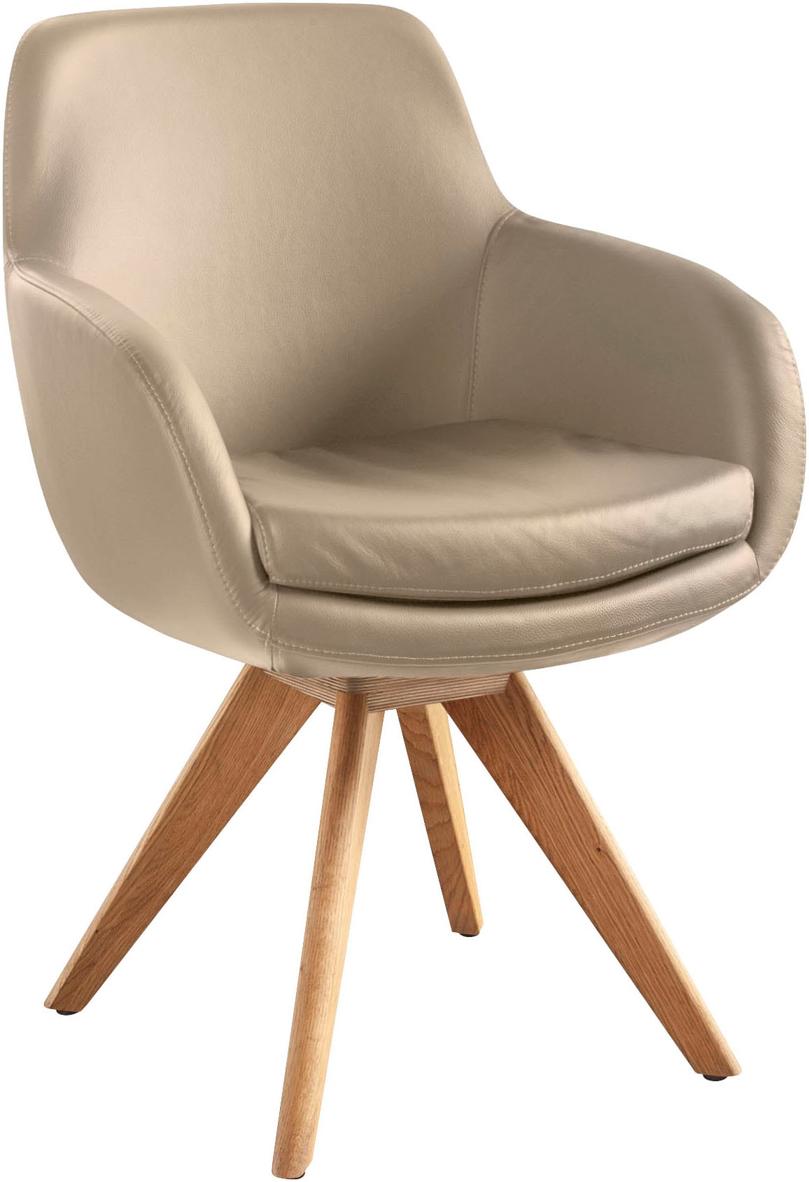 Musterring Esszimmerstuhl "Tavia" (Set) 2 Stk.Stativgestell Eiche Bianco, D günstig online kaufen