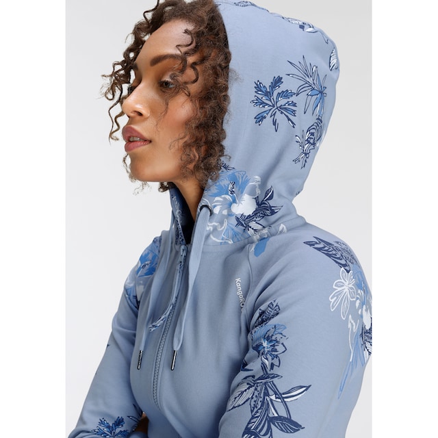 KangaROOS Kapuzensweatjacke, mit blumigem Druck im Hawaii-Look - NEUE  KOLLEKTION online kaufen | BAUR