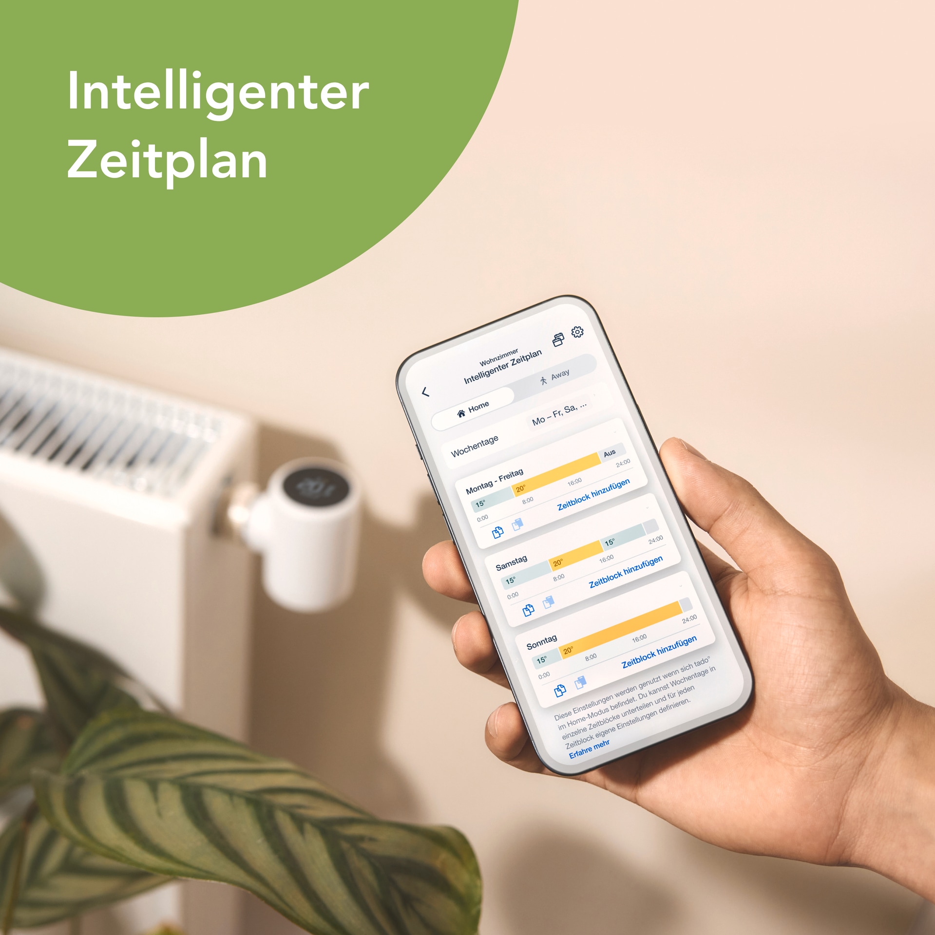 Tado Heizkörperthermostat »Smartes Heizkörperthermostat X - Quattro Pack«