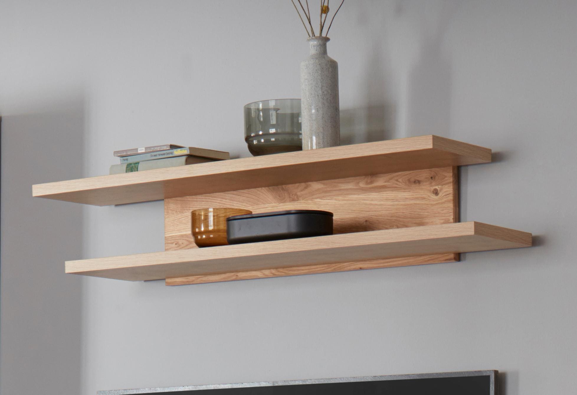 VOGL Möbelfabrik Wandboard mit 2 Ablagen günstig online kaufen