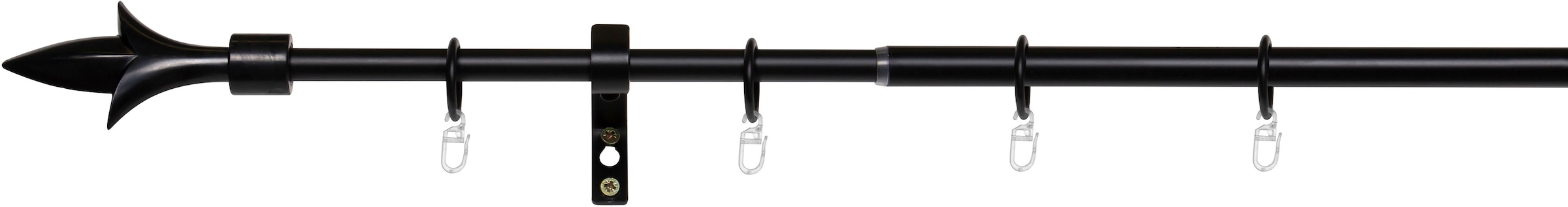 mydeco Gardinenstange "lance" Ø 16 mm 1 läufig-läufig ausziehbar günstig online kaufen