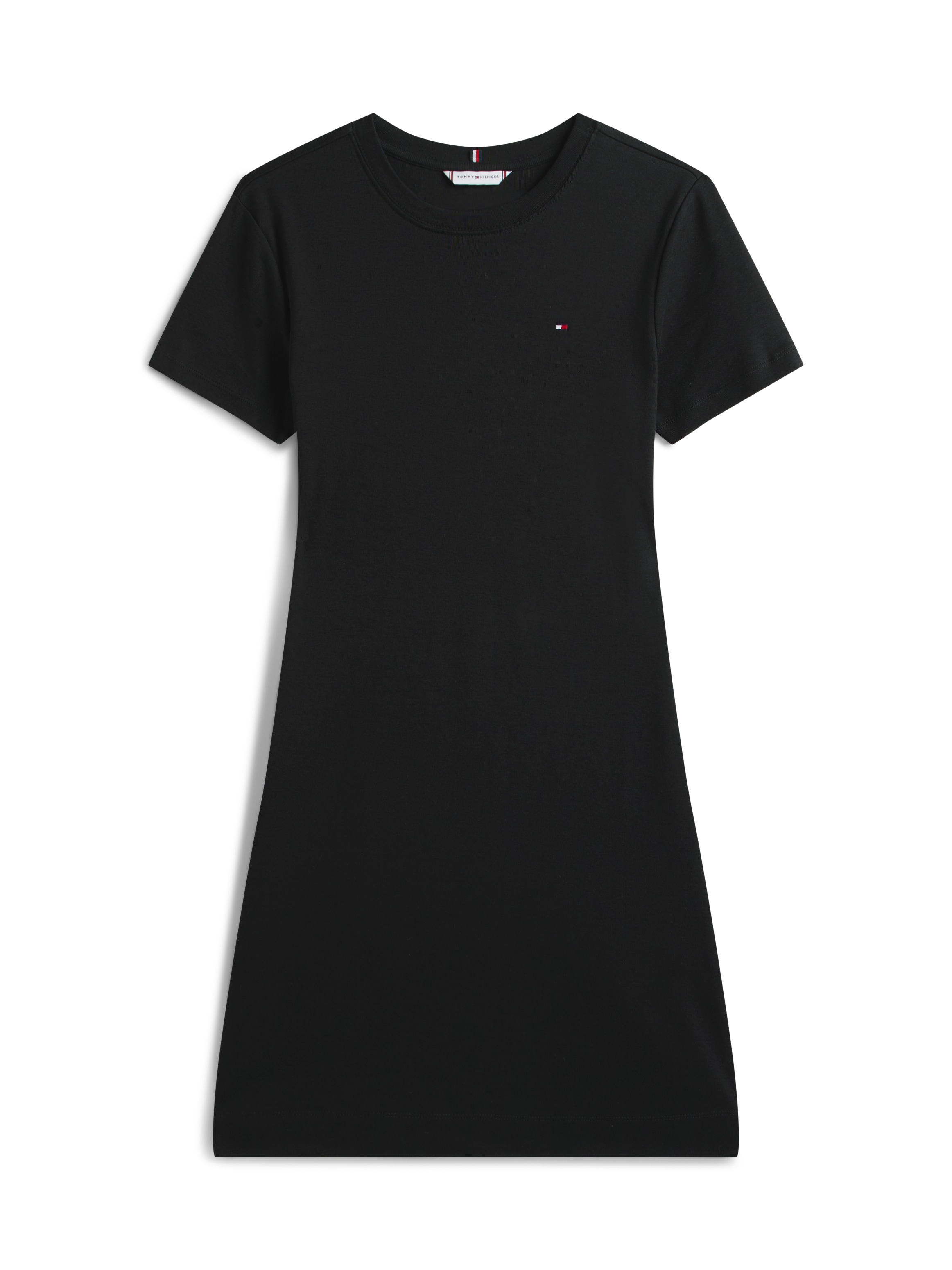 Tommy Hilfiger Shirtkleid »NEW CODY STR SLIM SHORT DRS SS«, mit allover Streifendessin, Logo-Flag