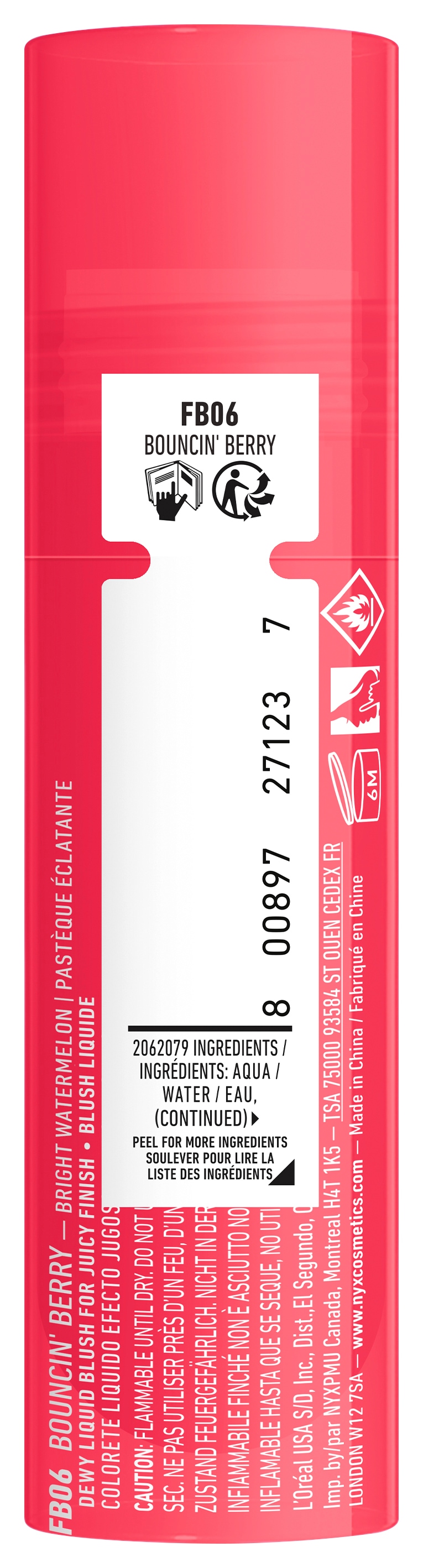 NYX Rouge »NYX Professional Makeup Fat Cheeks Blush«