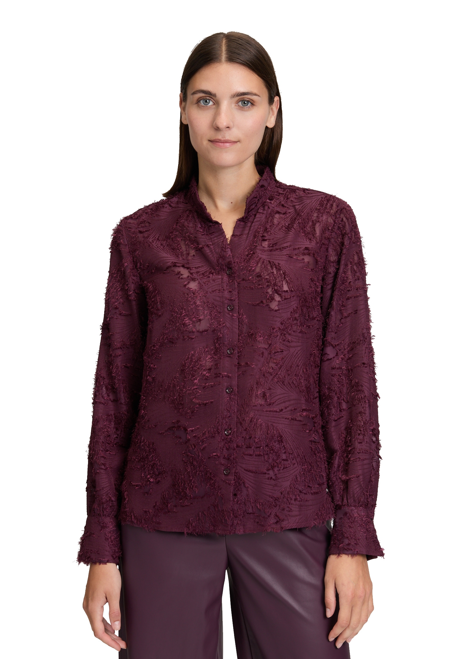 Betty&Co Hemdbluse "Damen Hemdbluse mit Struktur" günstig online kaufen