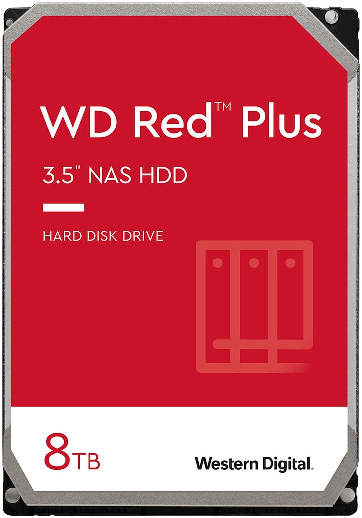 Western Digital interne HDD-Festplatte »Red Plus«, 3,5 Zoll