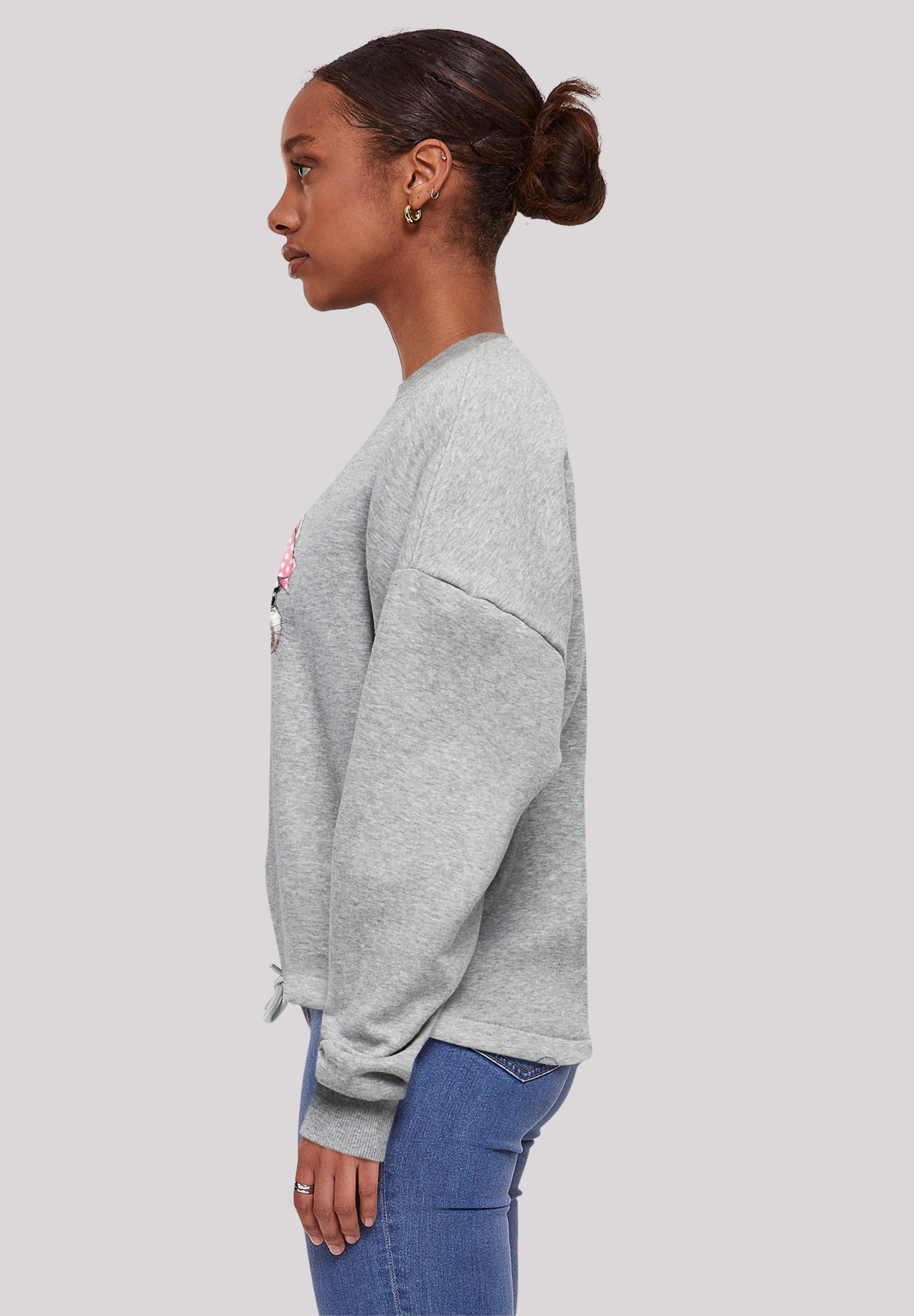 F4NT4STIC Sweatshirt »Niedlicher Hase mit Schleife«, Premium Qualität