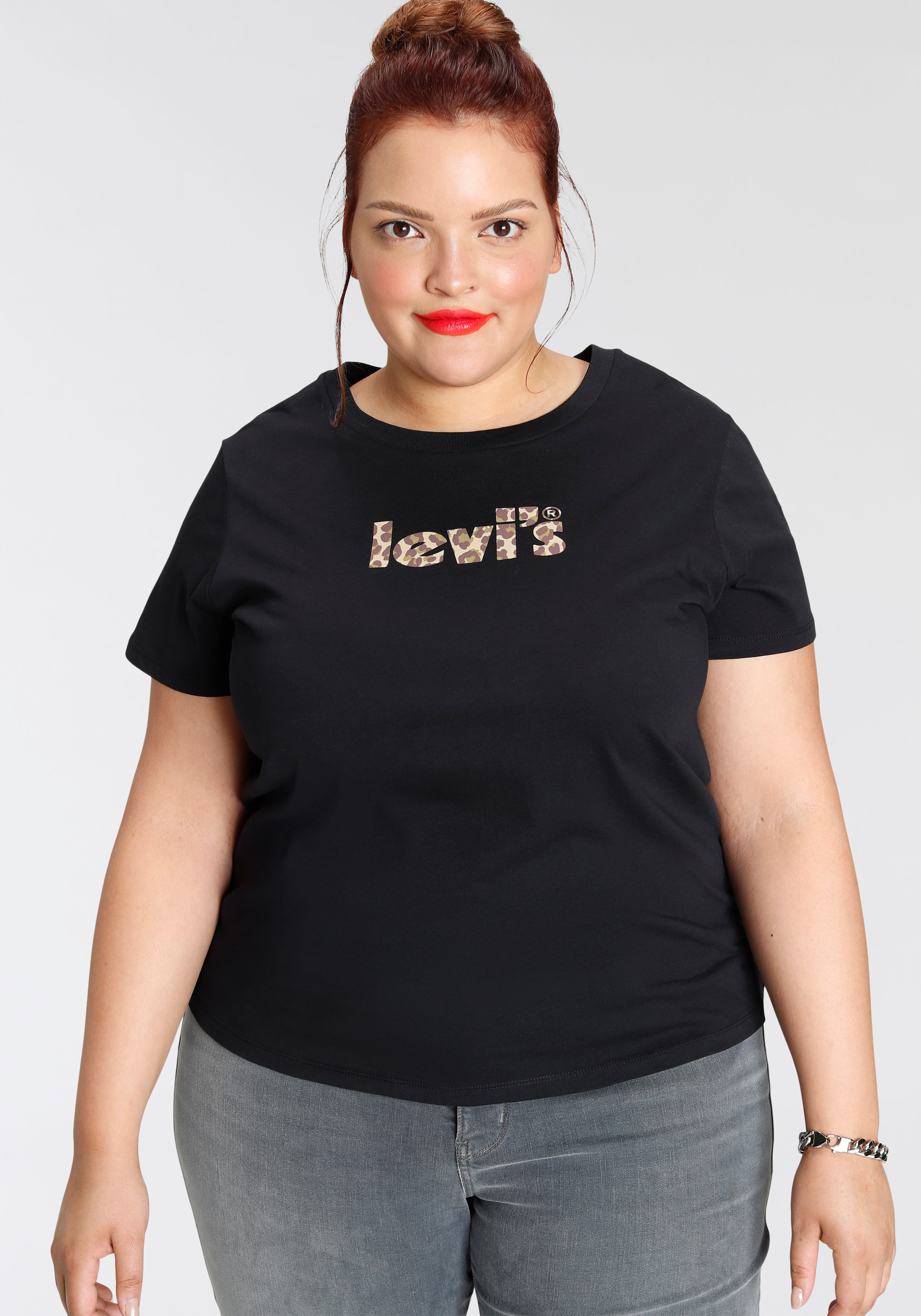 Levis Plus T-Shirt "LSE PL PERFECT TEE" mit Logo Print günstig online kaufen