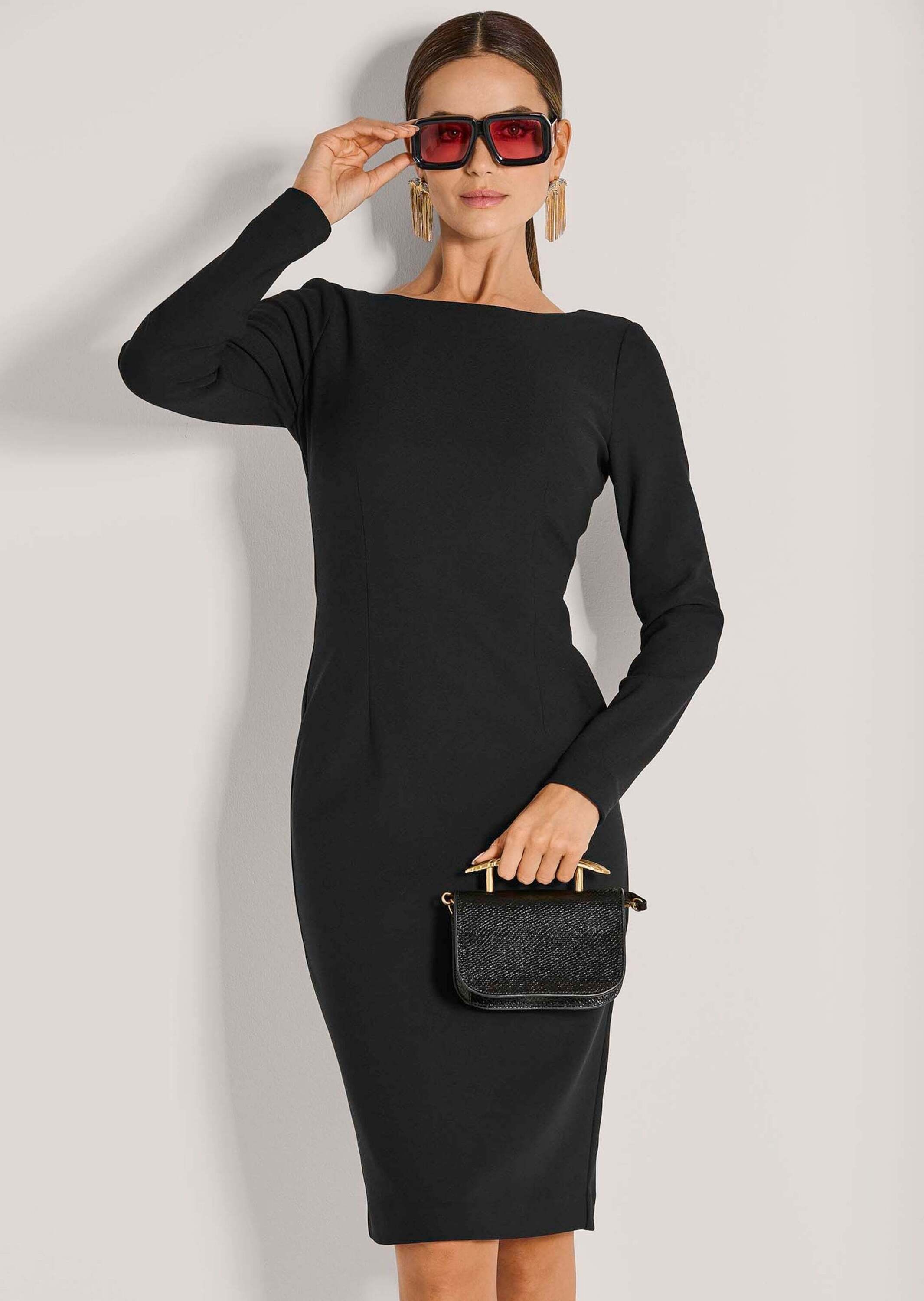 MADELEINE Etuikleid »Etuikleid Elegantes Abendkleid mit U-Boot-Ausschnitt«