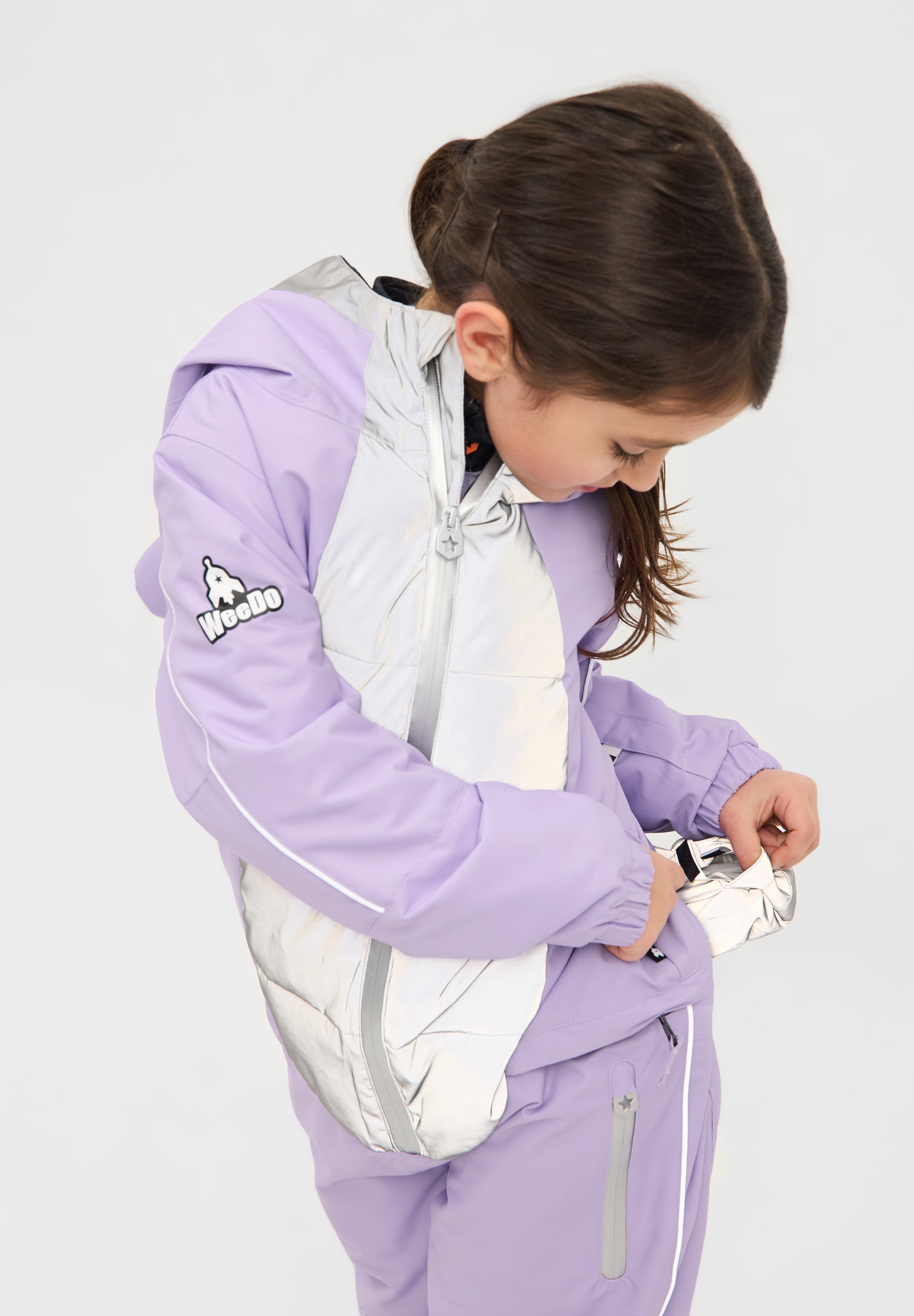 WeeDo Schneeoverall »BUNNYDO LILA Schneeanzug« Mitwachsender Schneeanzug