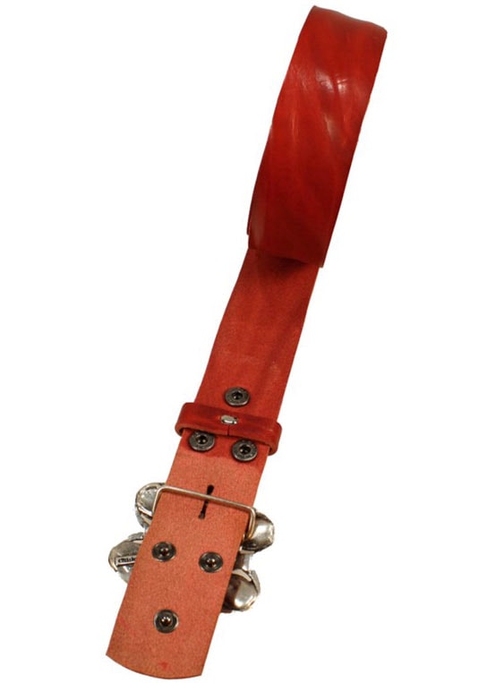 RETTUNGSRING by showroom 019° Ledergürtel, mit austauschbarer Schließe »Nostalgie Perle Rot«