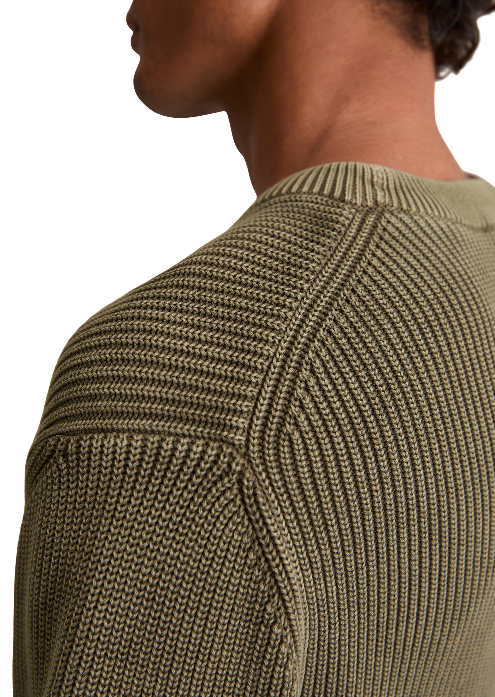 Thumbnail - Marc OPolo DENIM Rundhalspullover "loose fit mit speziellem Farbeffekt"