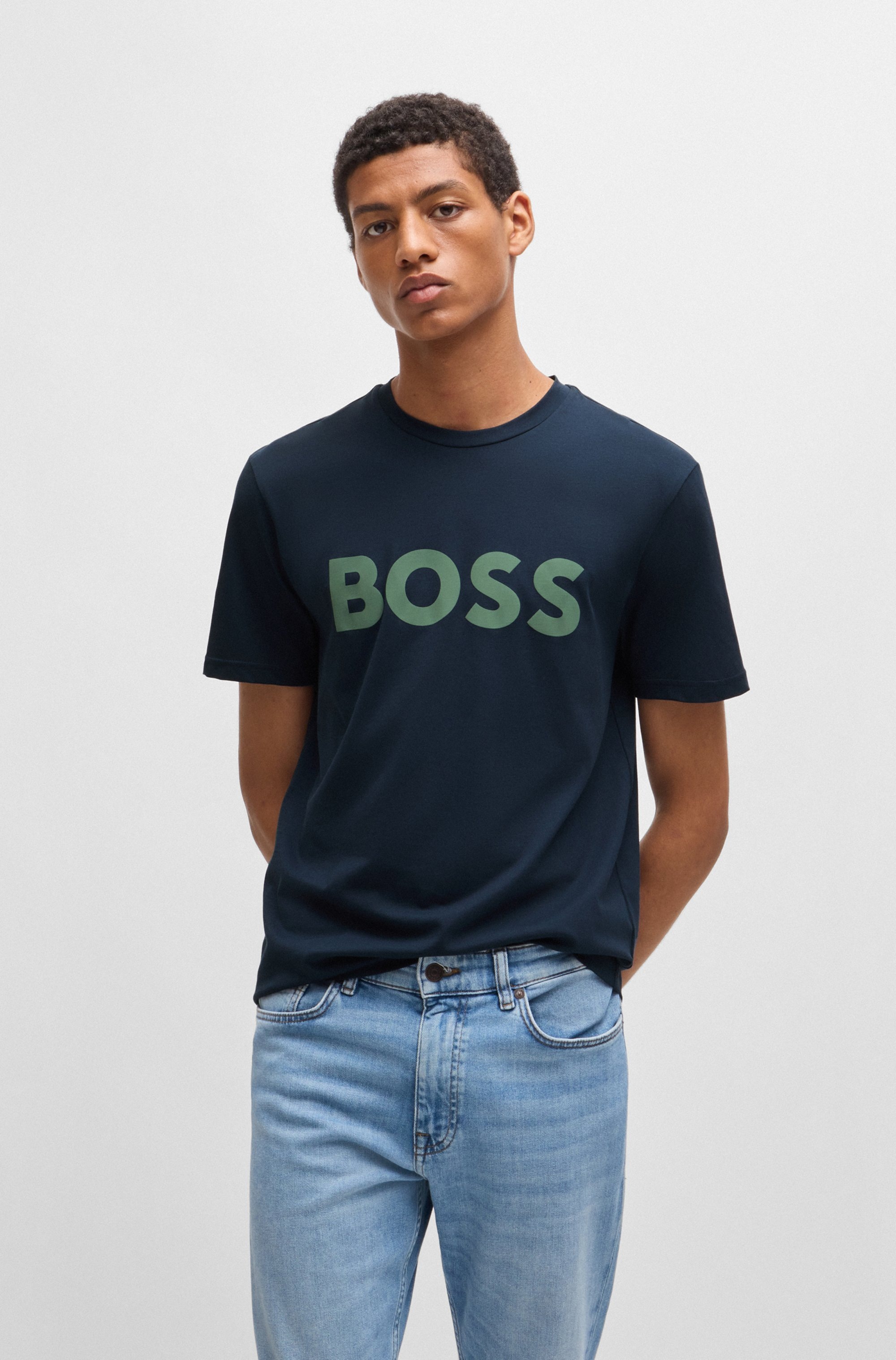 BOSS ORANGE T-Shirt "Thinking 1", (1 tlg.), mit Logodruck günstig online kaufen