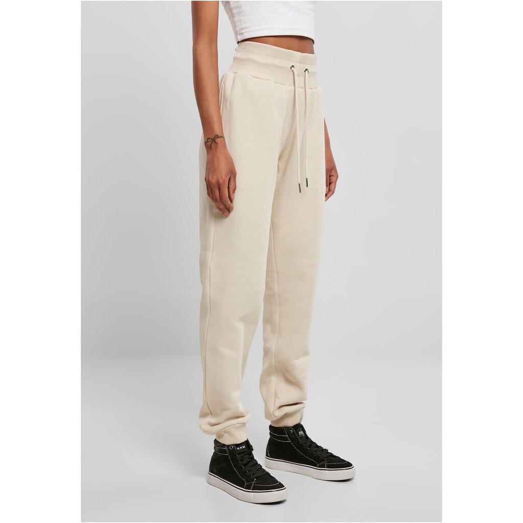 URBAN CLASSICS Jogginghose »Urban Classics Damen Ladies Organic High Waist Sweat Pants«, (1 tlg.)