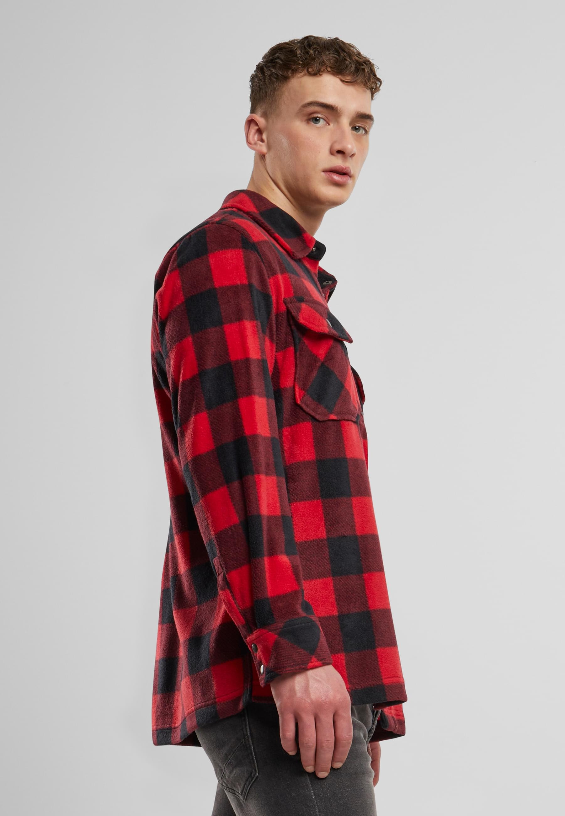 Brandit Langarmhemd »Brandit Herren Jeff Fleece Shirt Long Sleeve«, (1 tlg.)