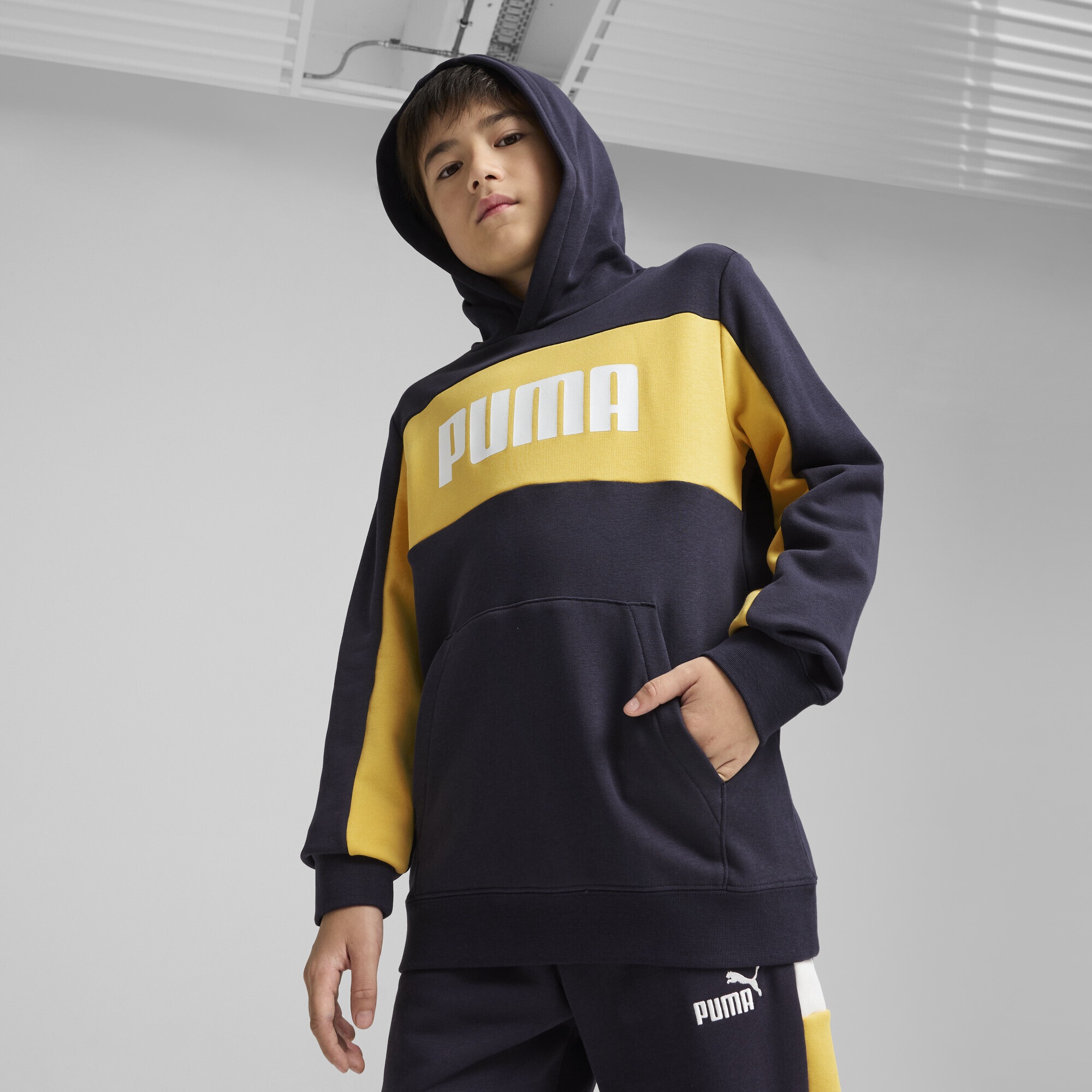 PUMA Hoodie »Essentials Block Hoodie Jungen«