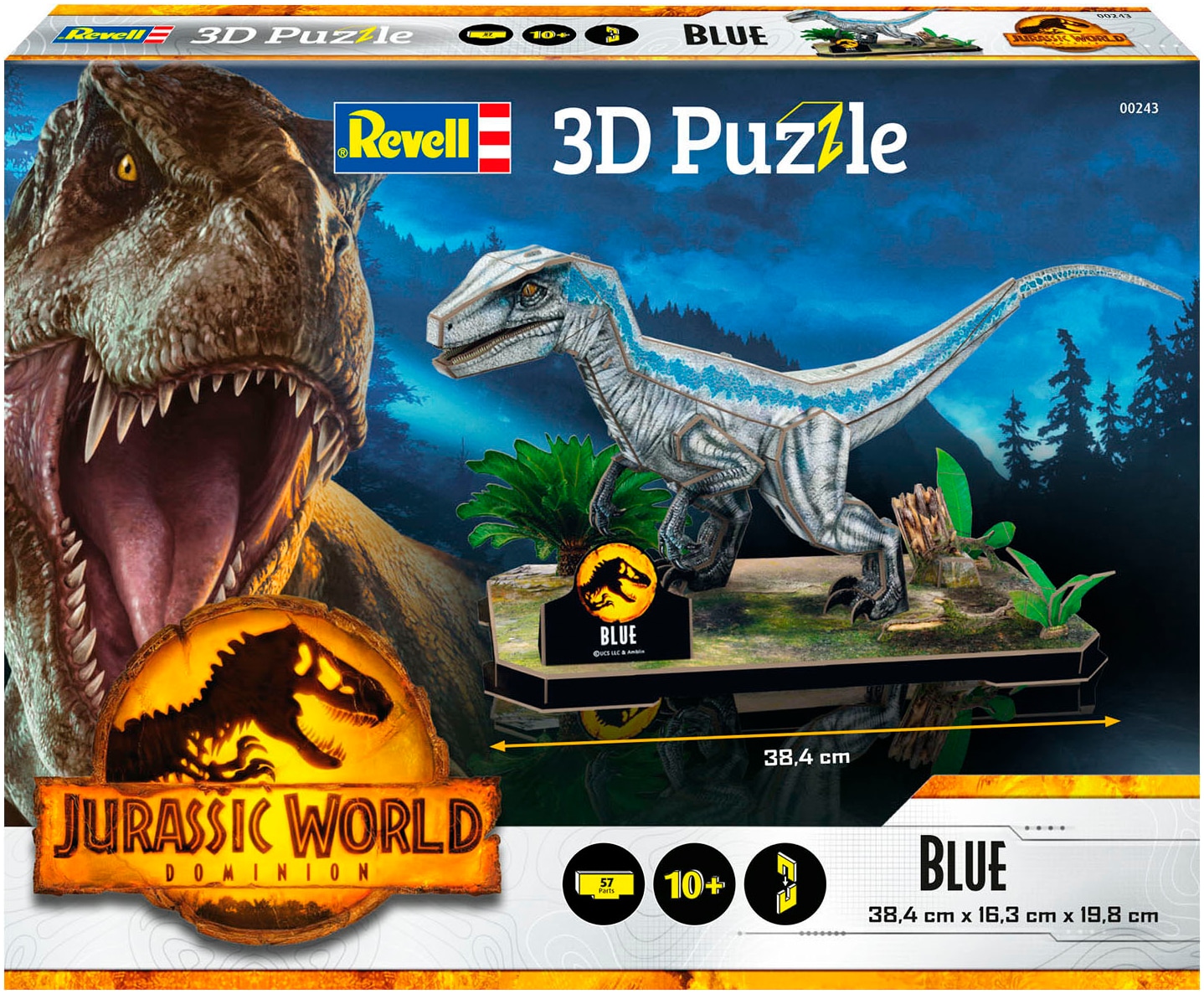 Revell® 3D-Puzzle »Jurassic World Dominion - Blue«